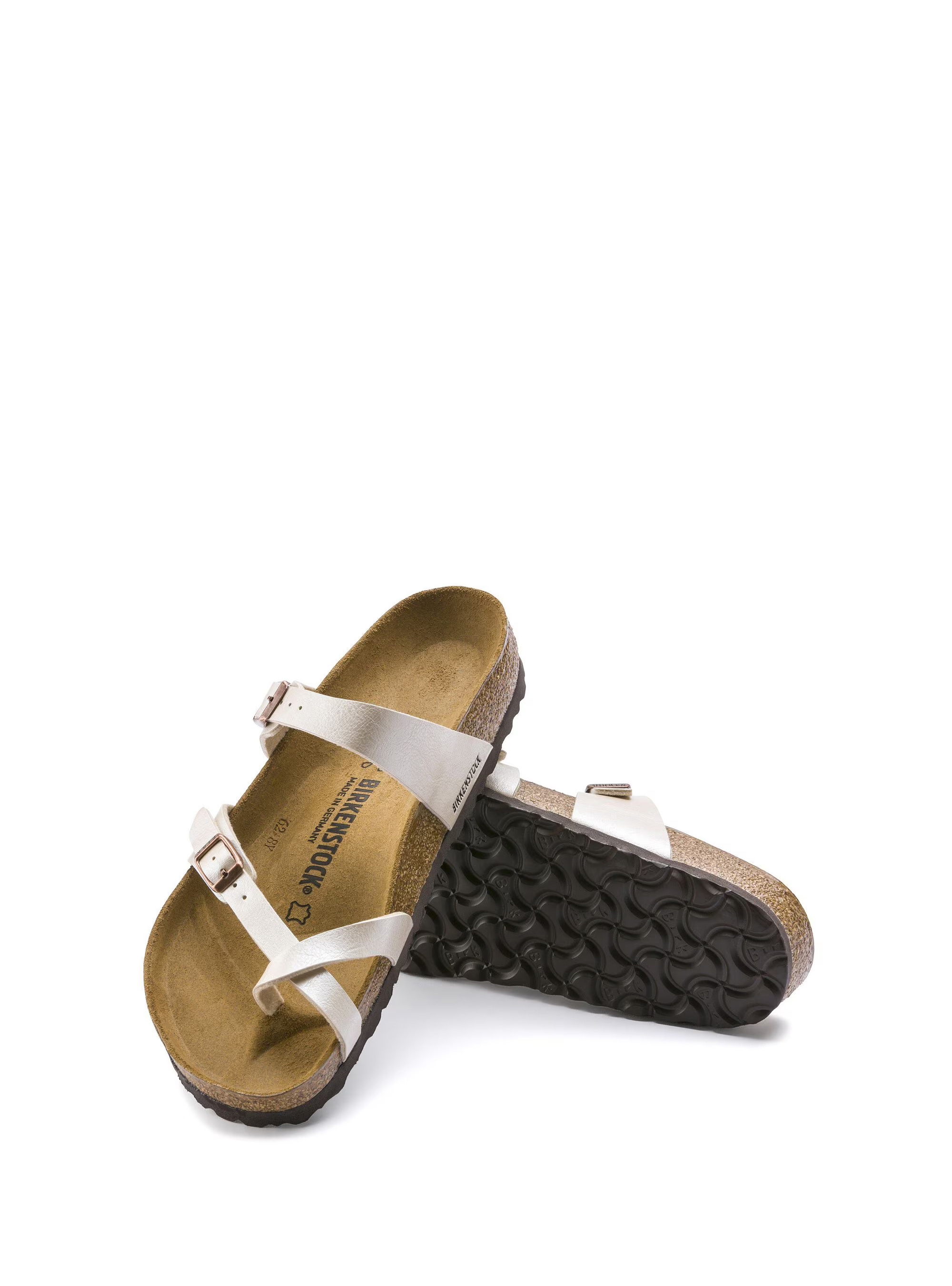 Birkenstock Mayari Birko Flor Regular Fit Sandals - Pearl