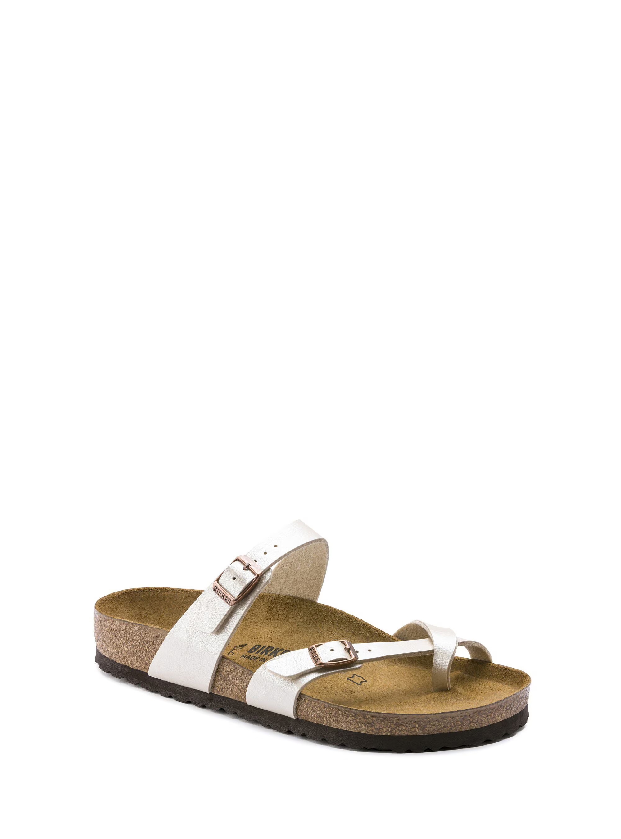 Birkenstock Mayari Birko Flor Regular Fit Sandals - Pearl