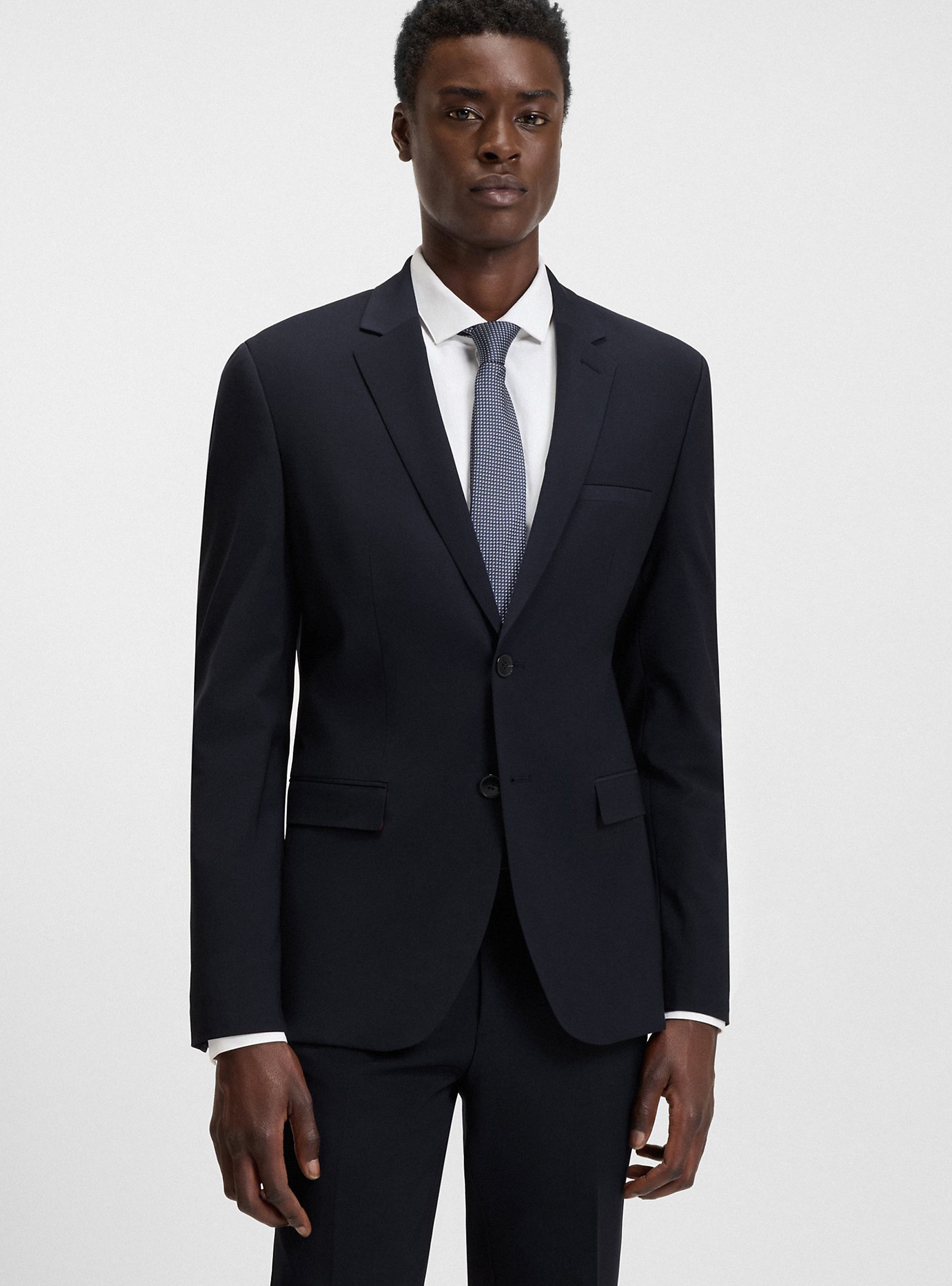 HUGO Extra Slim Fit Suit Arti-Hesten253X-MH - Dark Blue