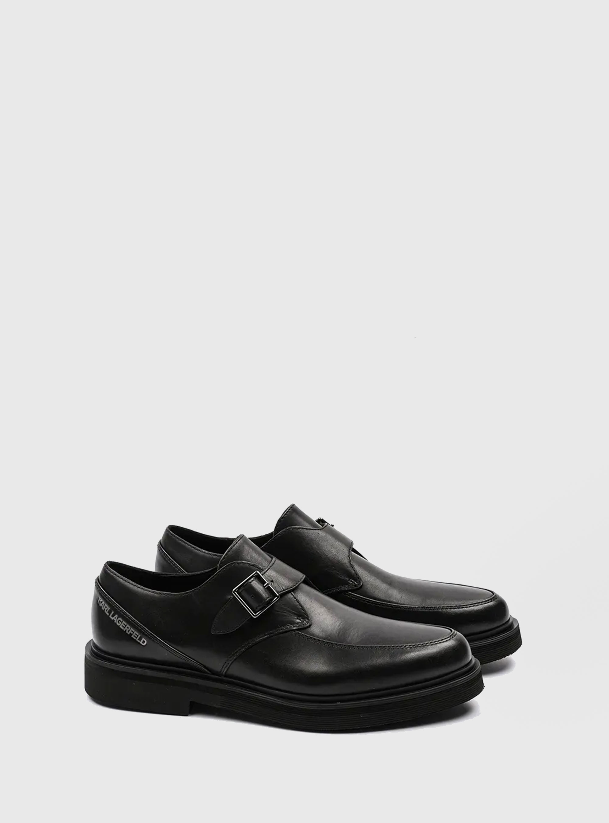 Karl Lagerfeld Karnaby Monk Shoes - Black