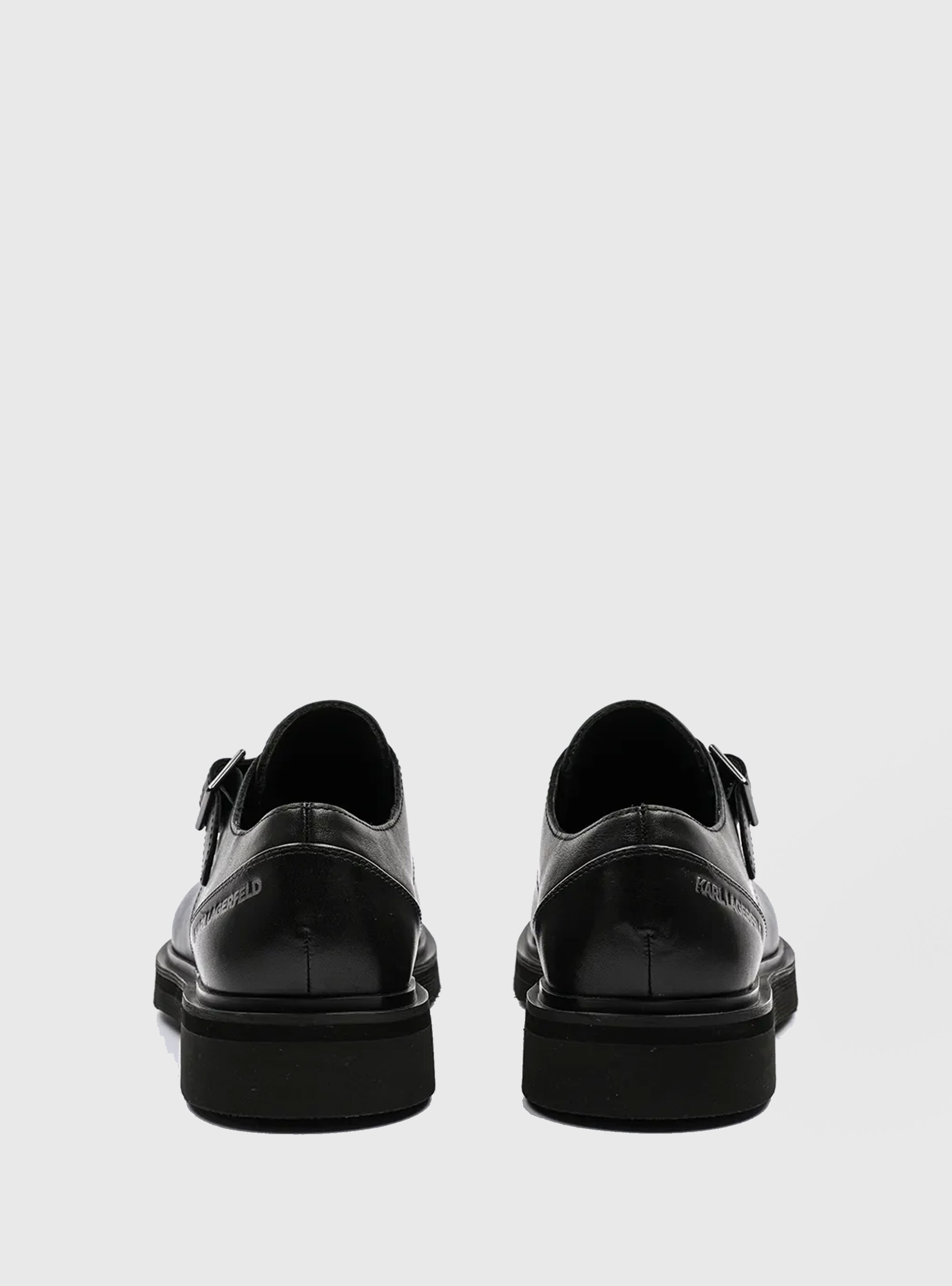 Karl Lagerfeld Karnaby Monk Shoes - Black