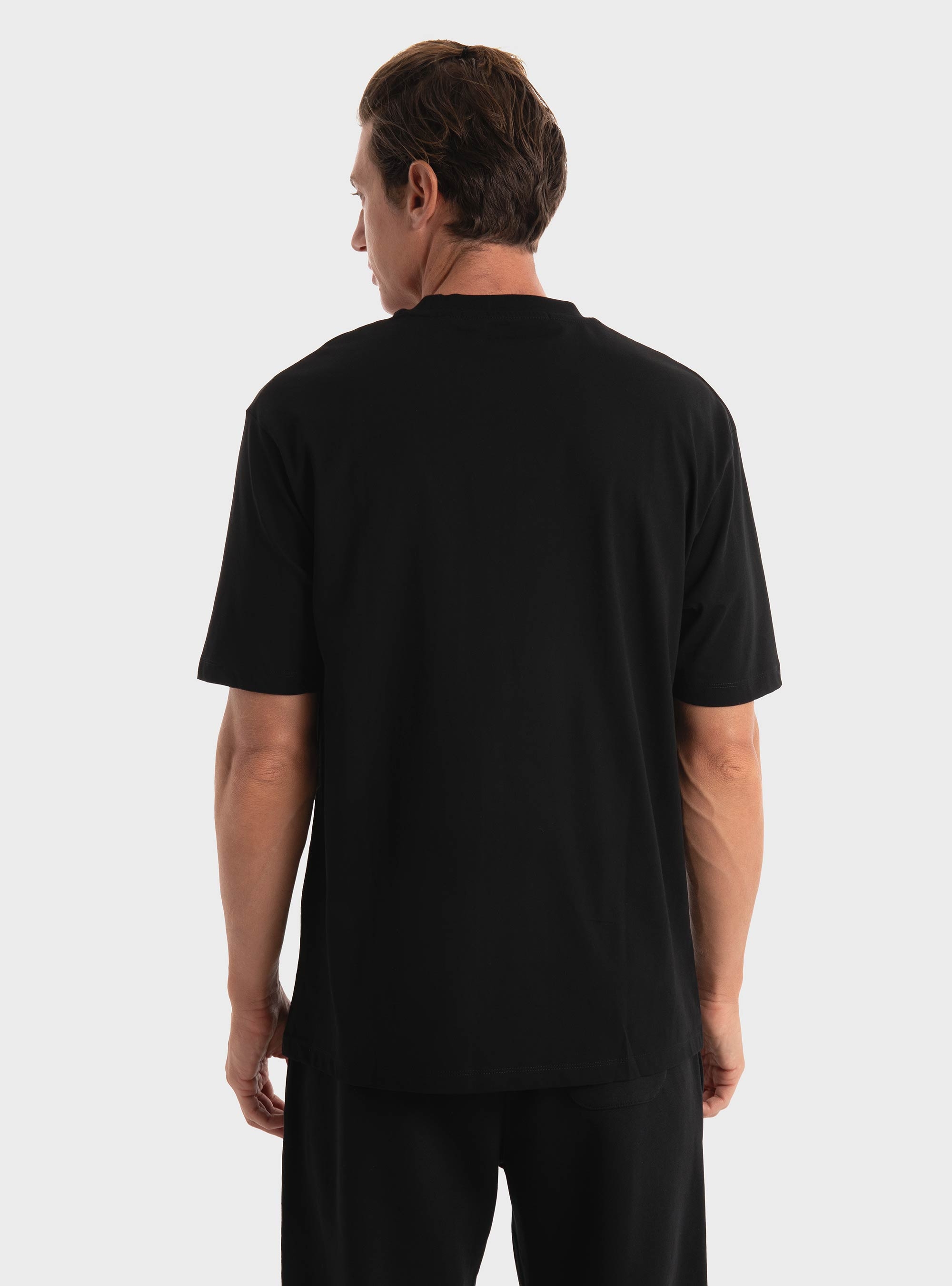 Karl Lagerfeld Loose Fit T-Shirt - Black