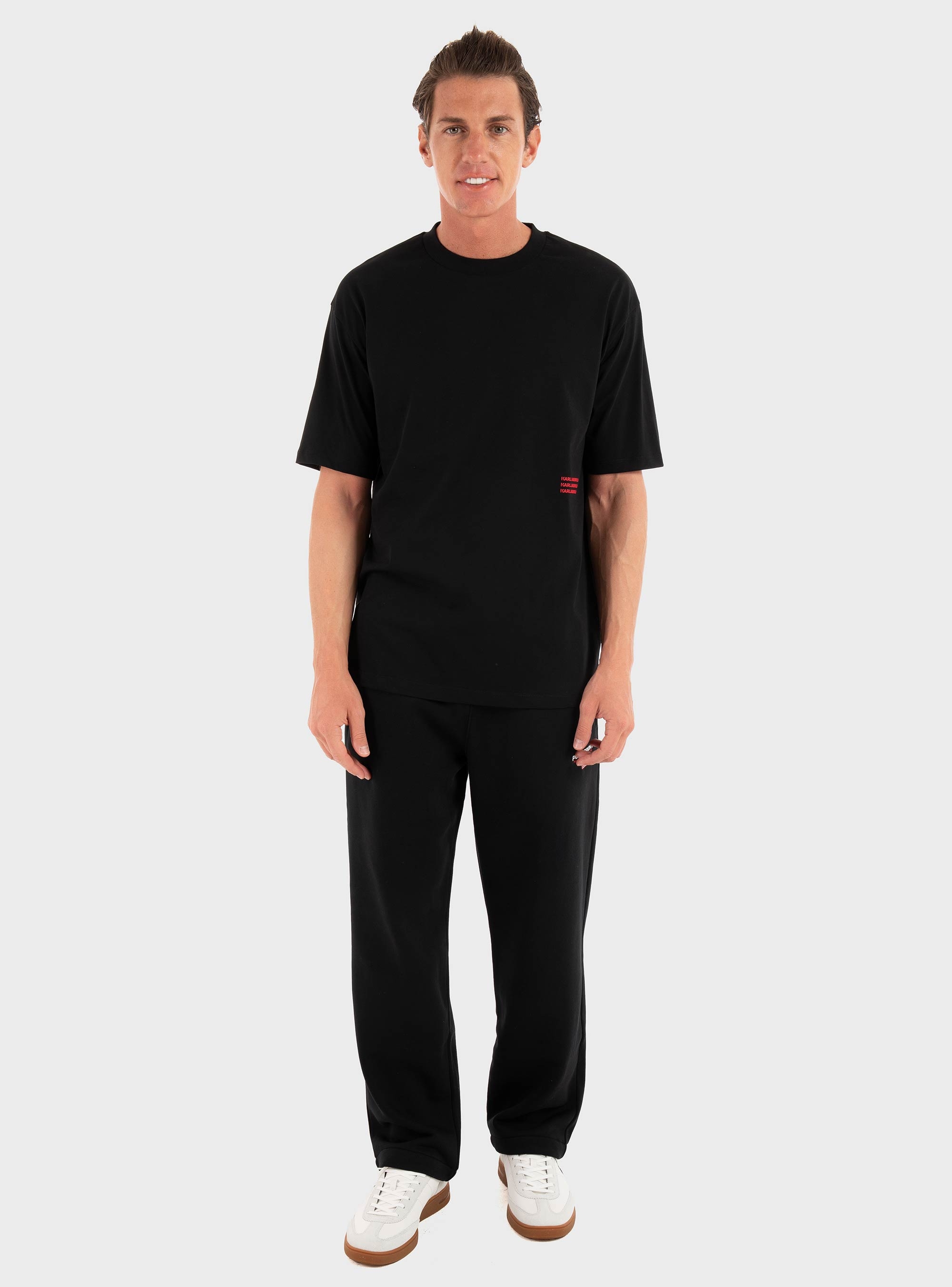 Karl Lagerfeld Loose Fit T-Shirt - Black