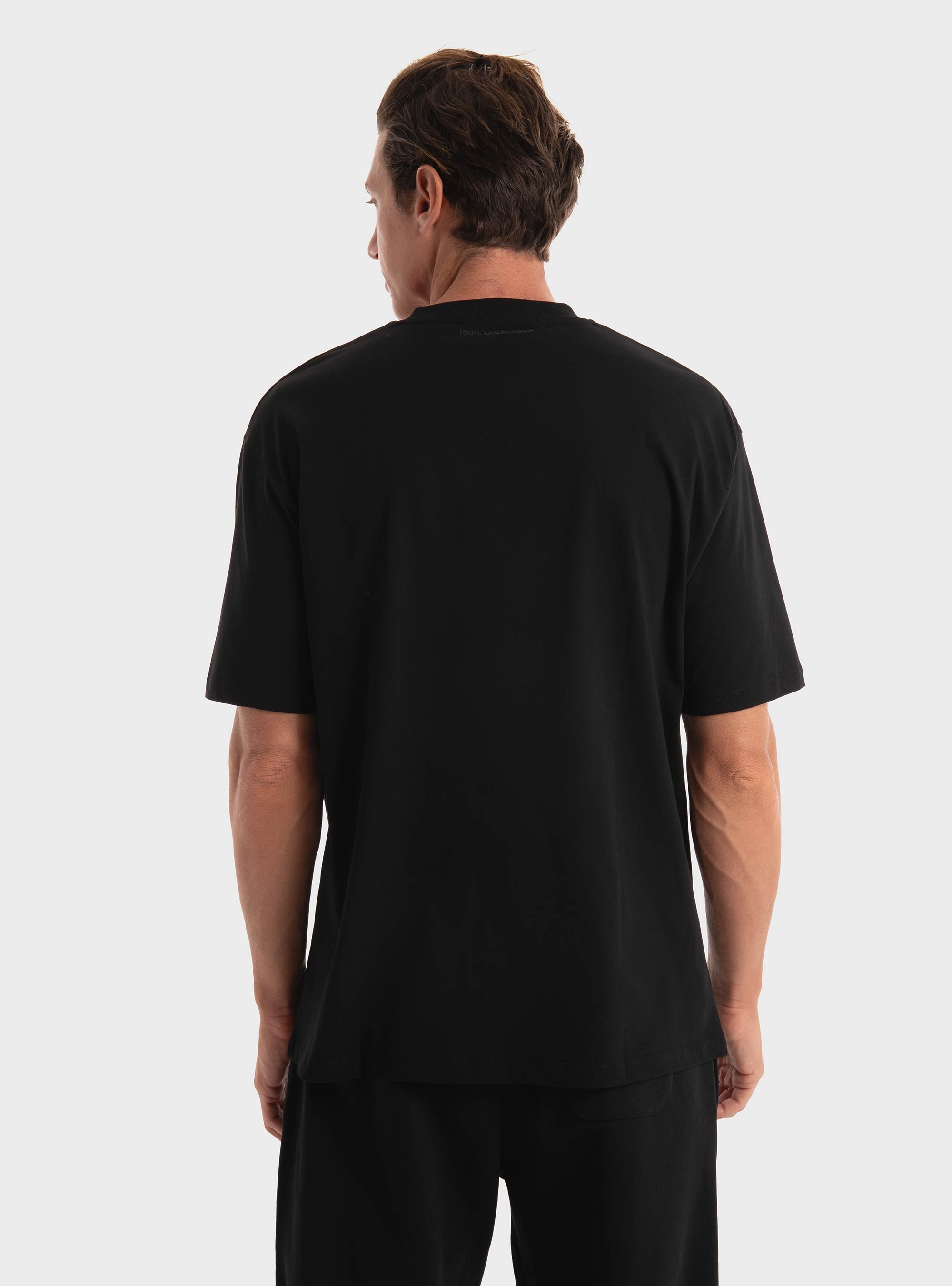 Karl Lagerfeld Loose Fit T-Shirt - Black