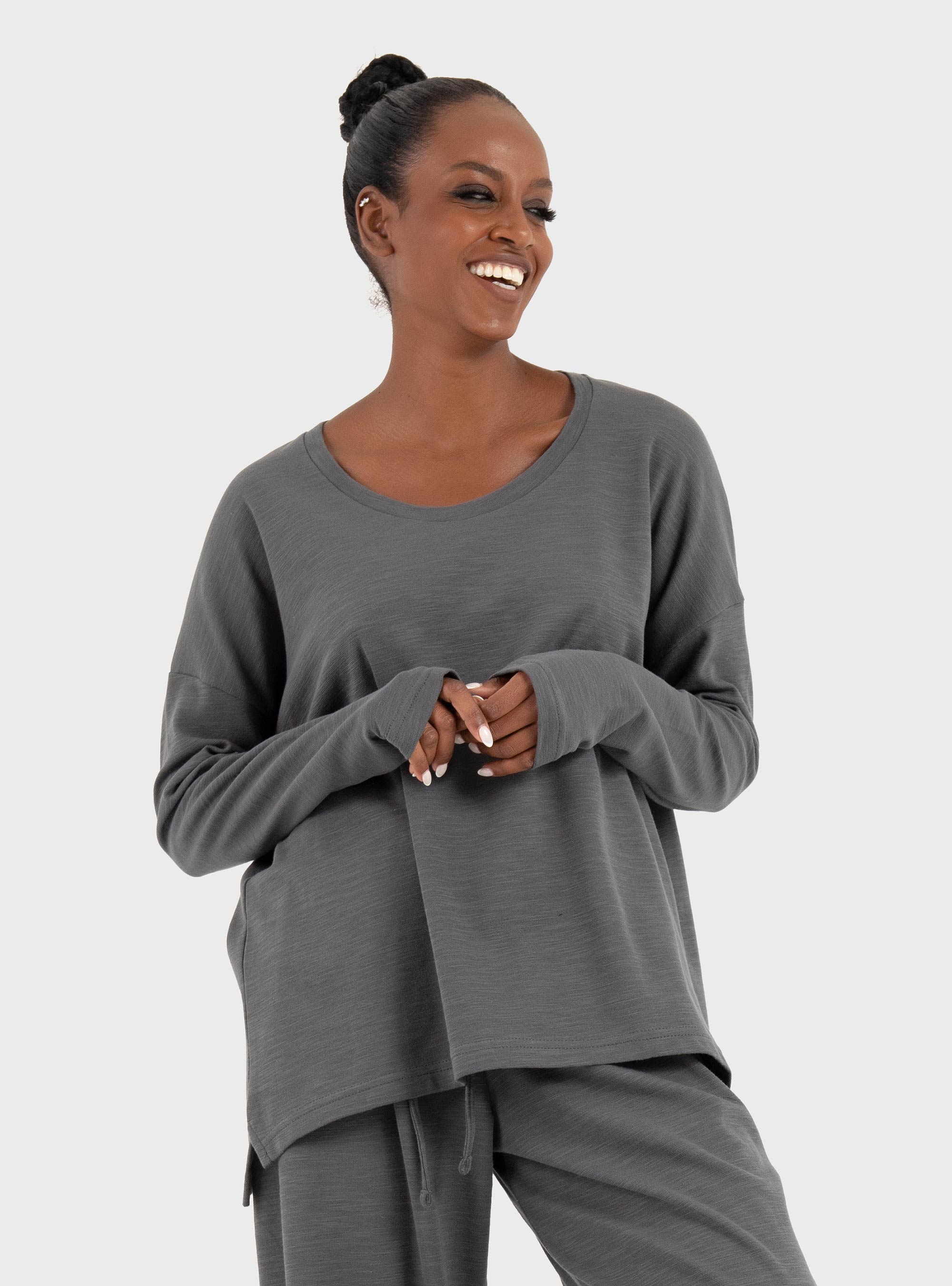 Four Minds Blouse - Dark Grey