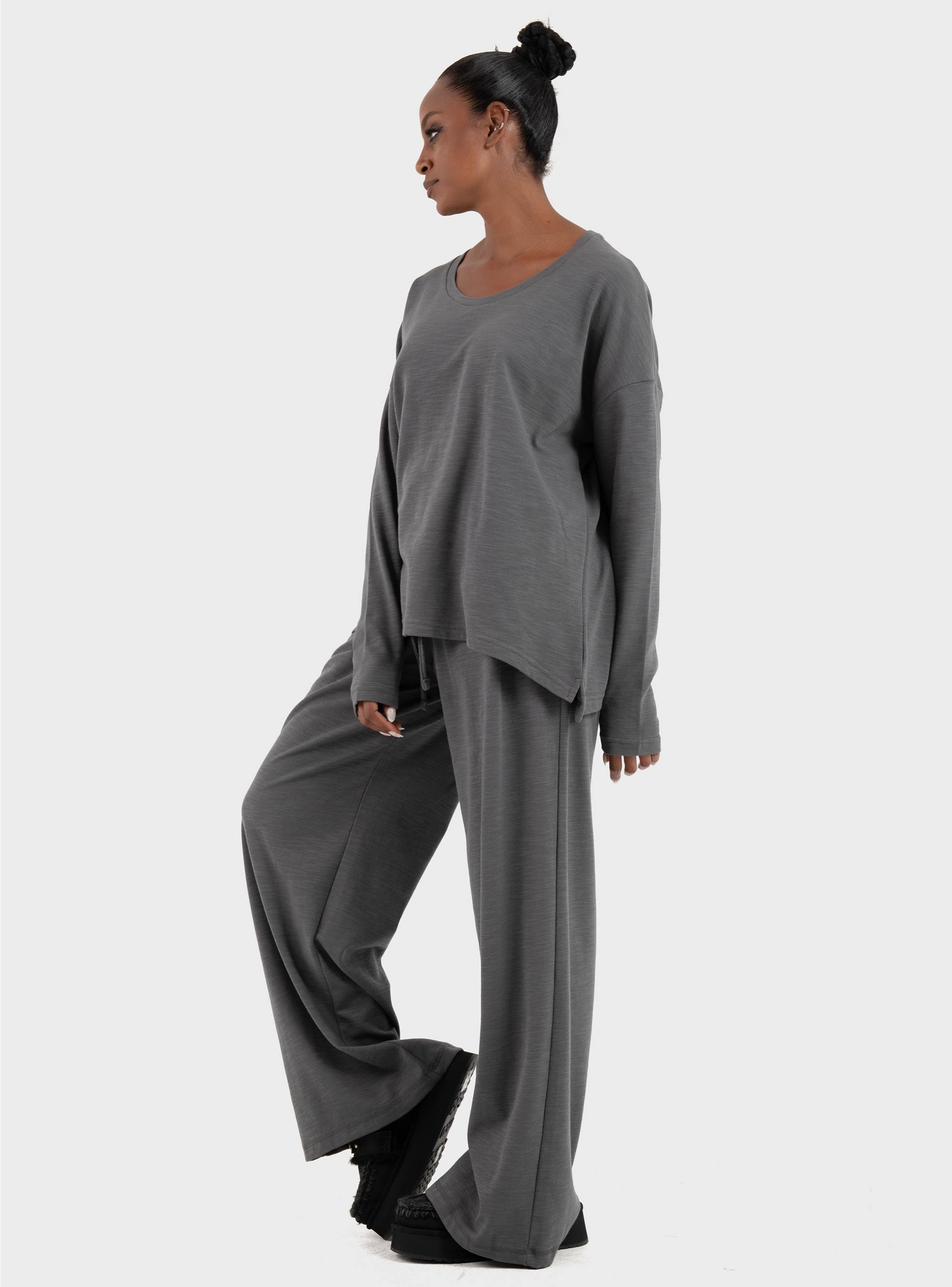 Four Minds Blouse - Dark Grey