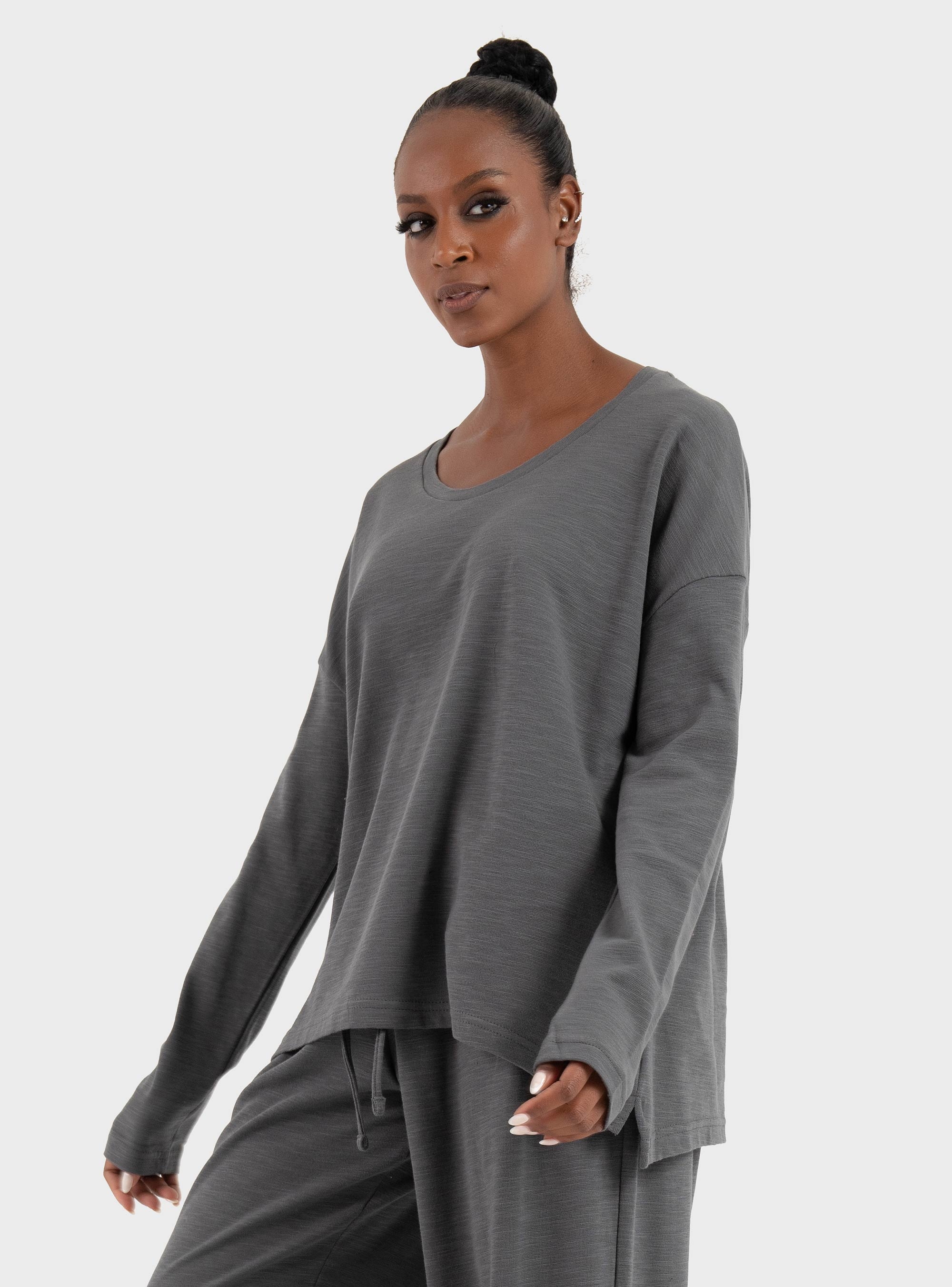Four Minds Blouse - Dark Grey