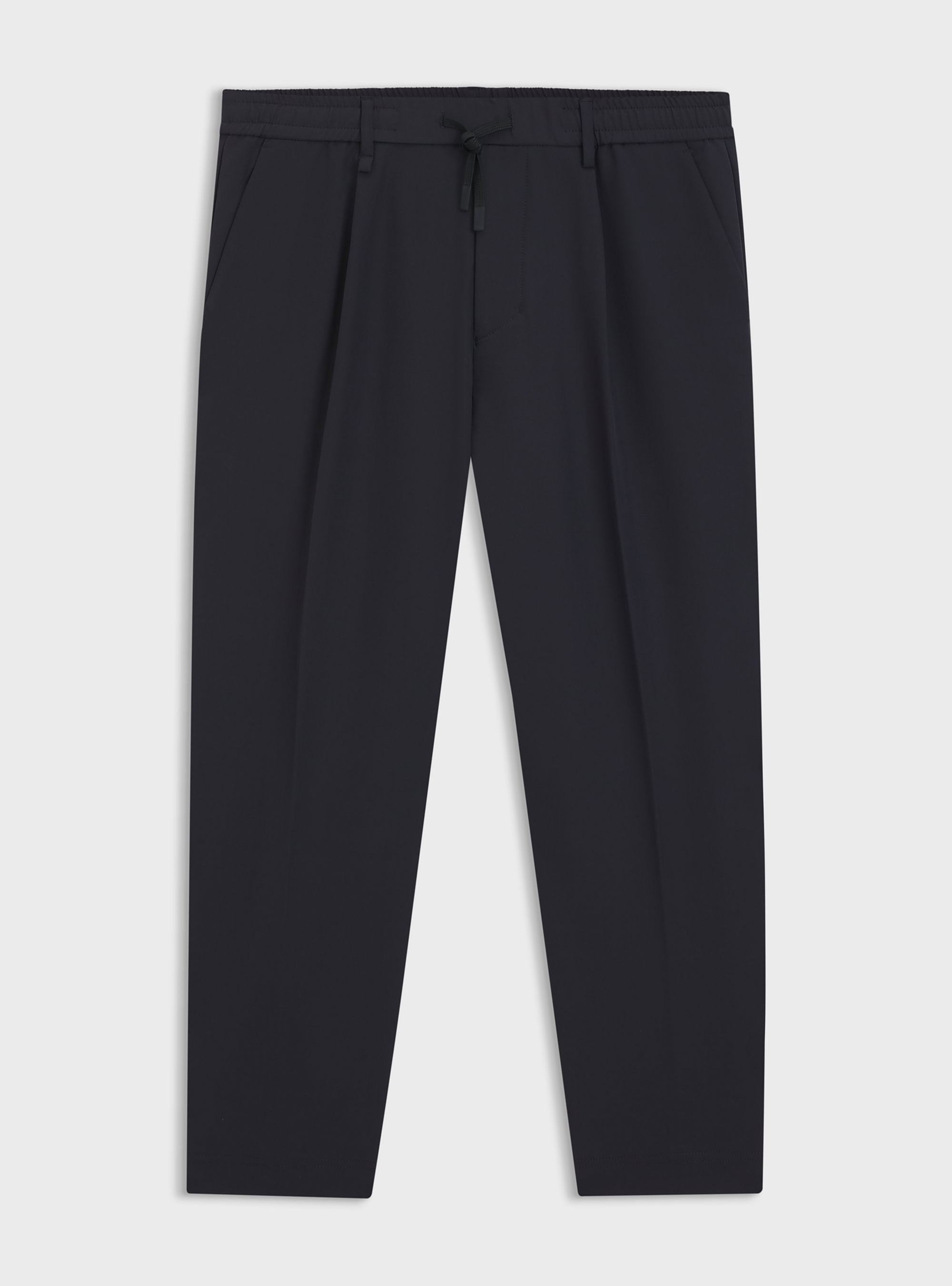 BOSS Tapered-Fit Trousers In Water-Repellent Stretch Fabric T_Convert-Pleat - Blue