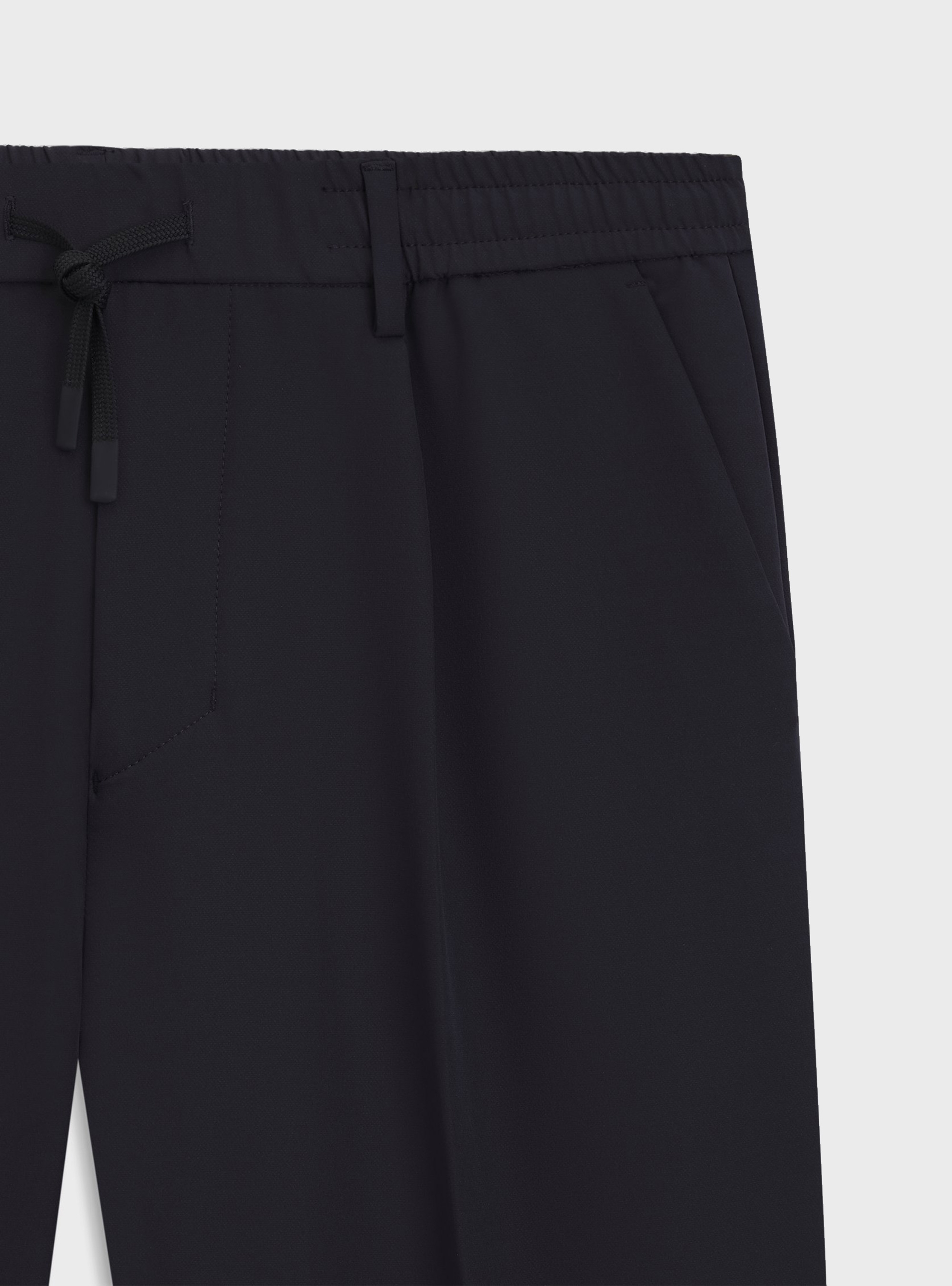 BOSS Tapered-Fit Trousers In Water-Repellent Stretch Fabric T_Convert-Pleat - Blue