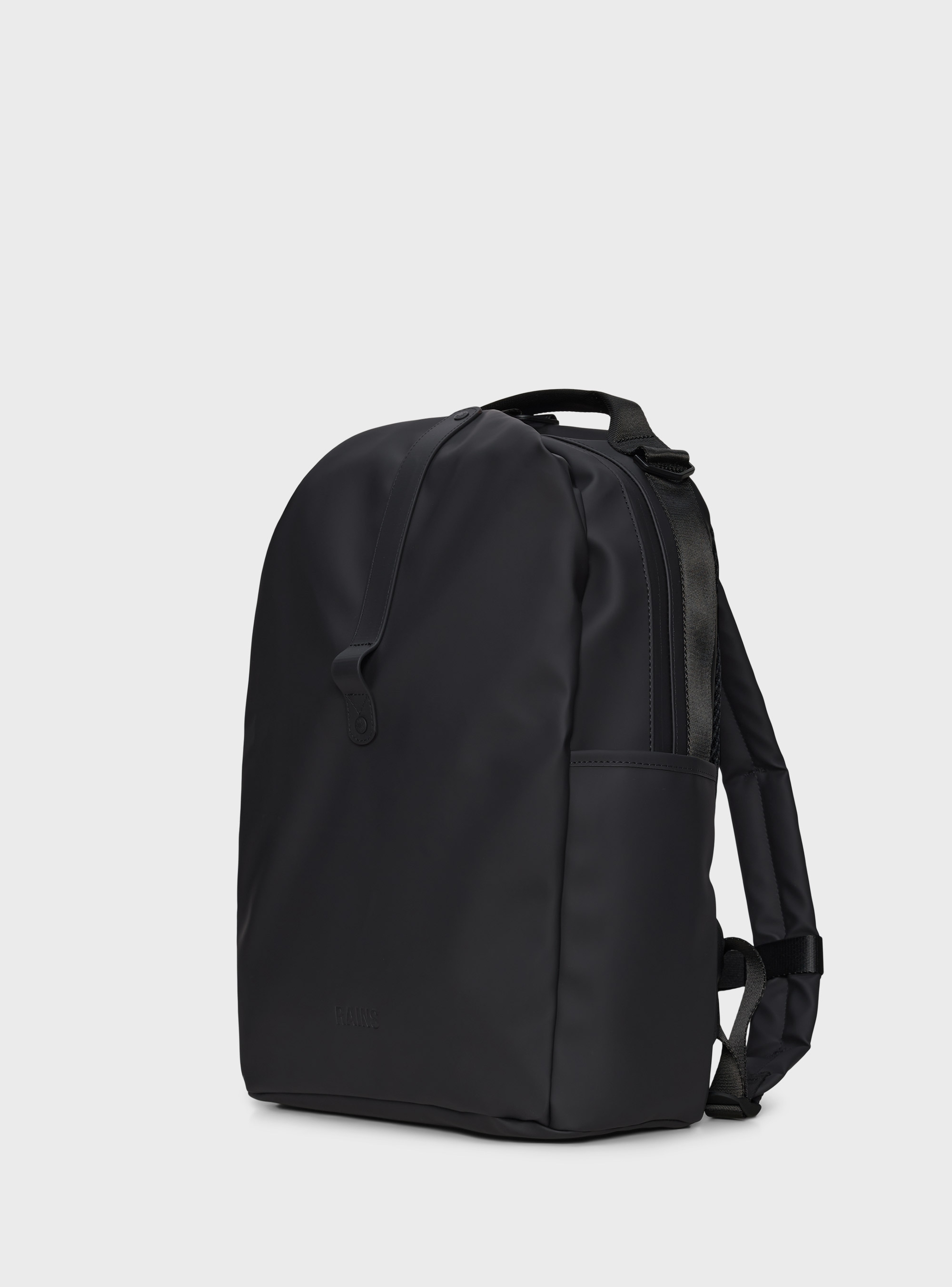 Rains Clip Front Backpack - Black