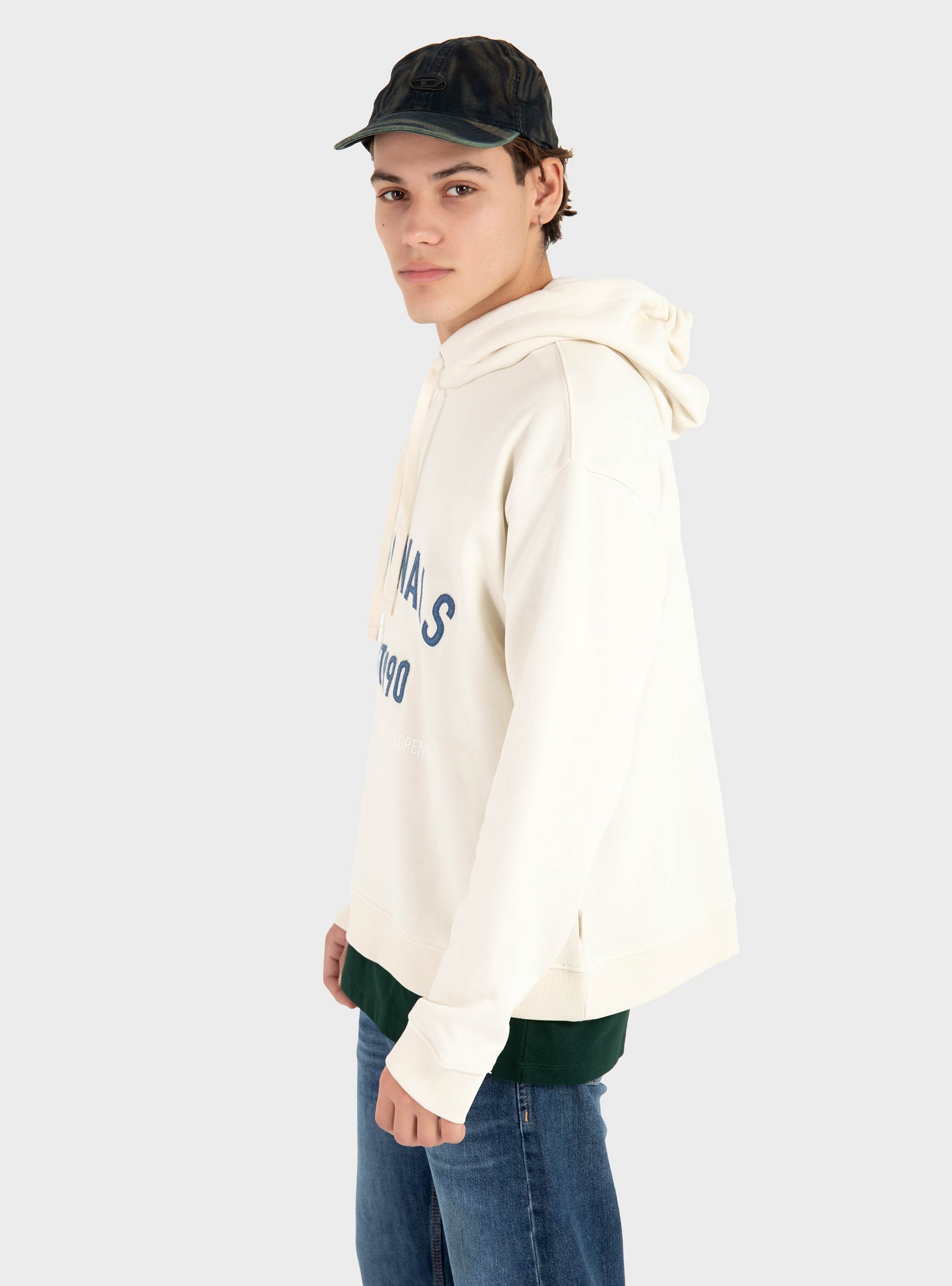 Jack & Jones Bowery Sweat Hoodie - Ecru