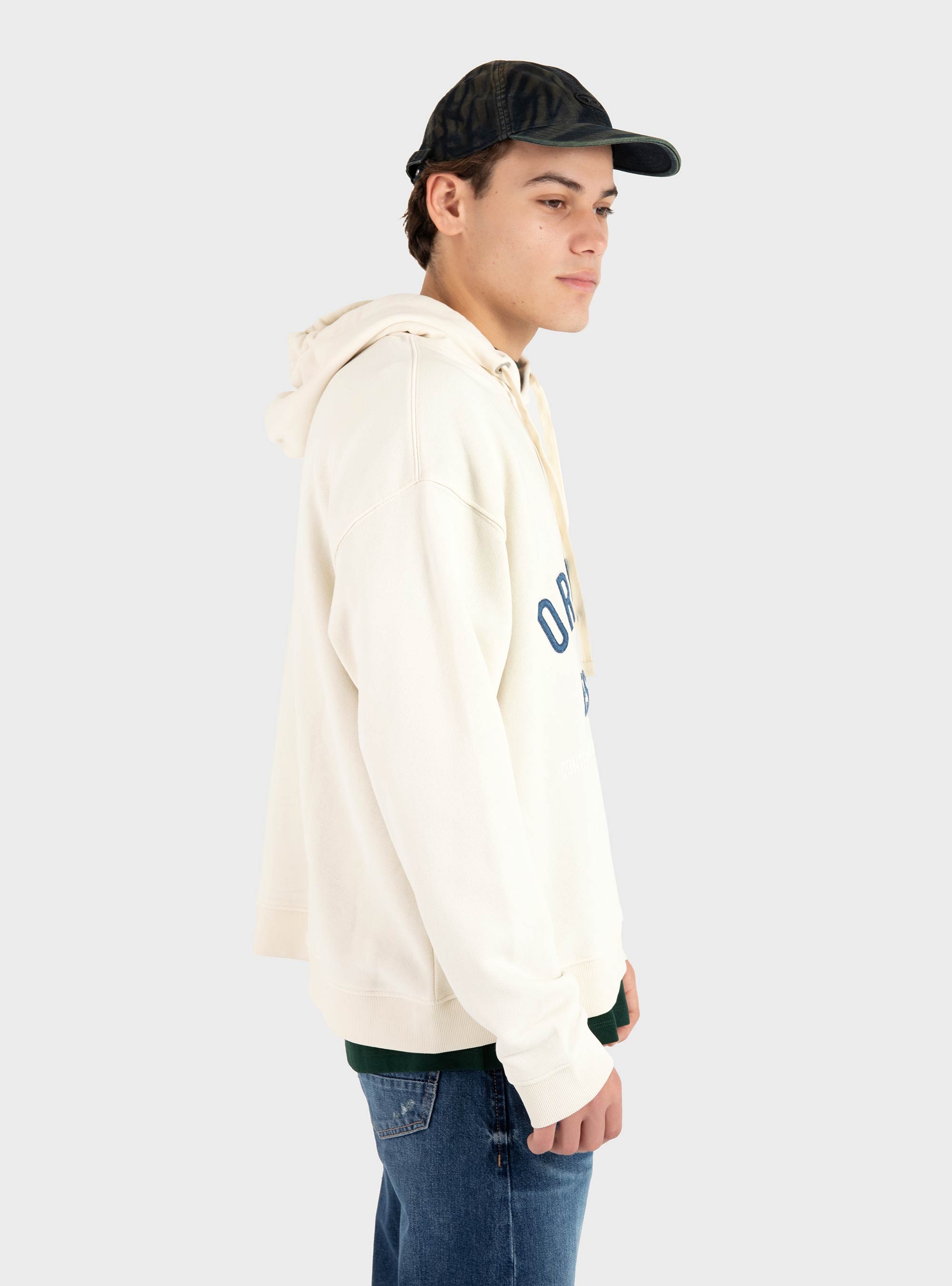 Jack & Jones Bowery Sweat Hoodie - Ecru