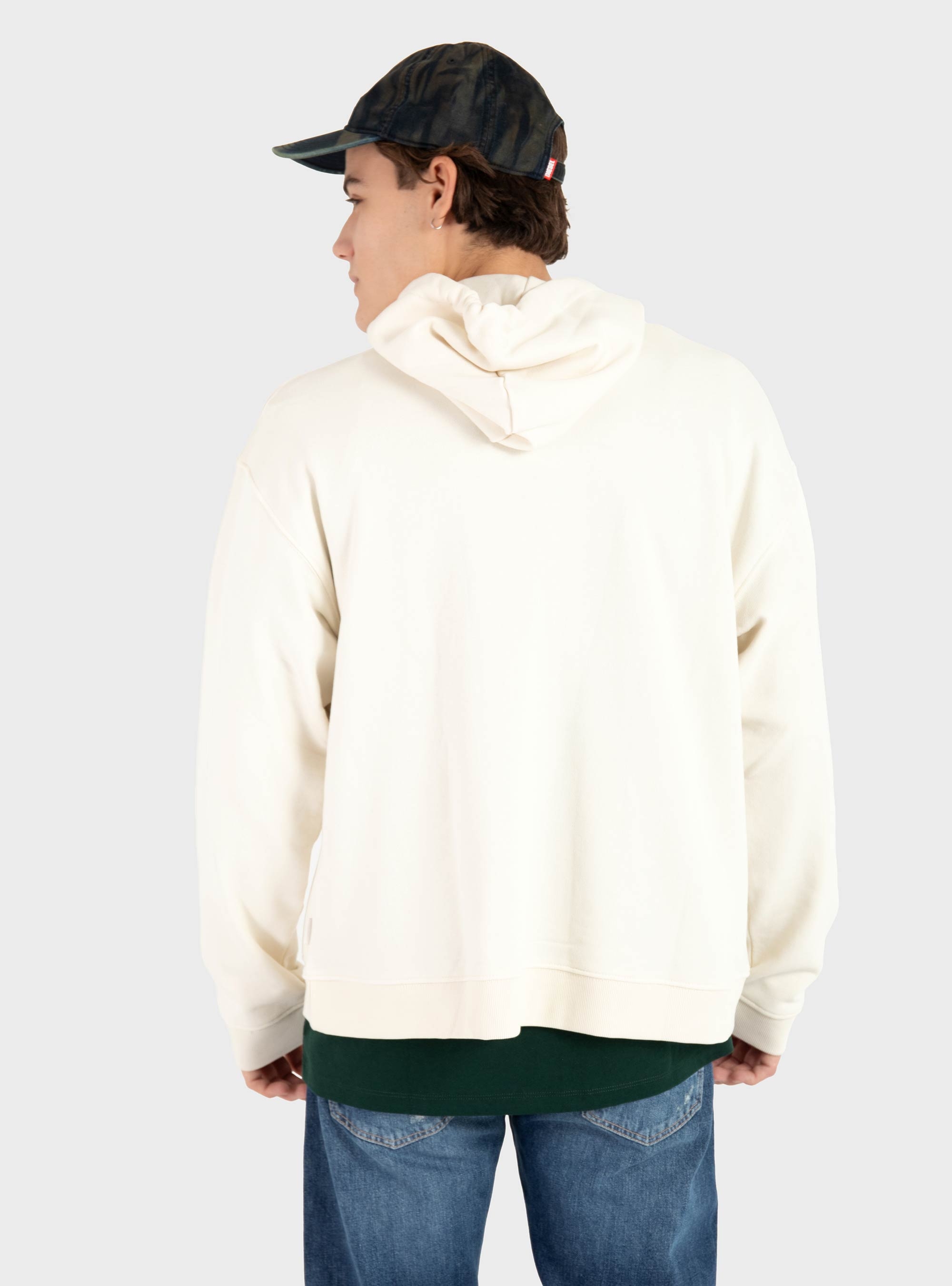 Jack & Jones Bowery Sweat Hoodie - Ecru