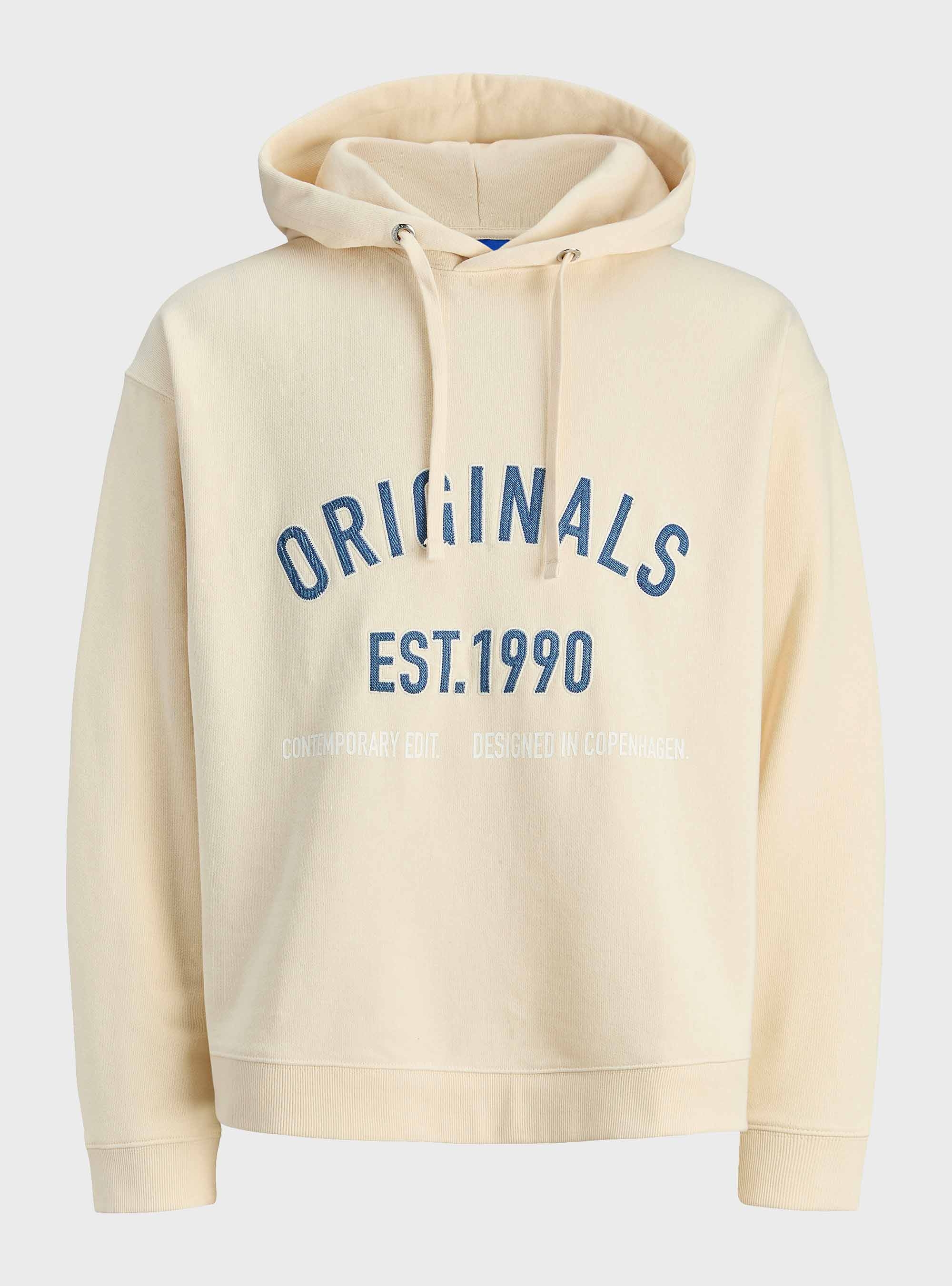 Jack & Jones Bowery Sweat Hoodie - Ecru