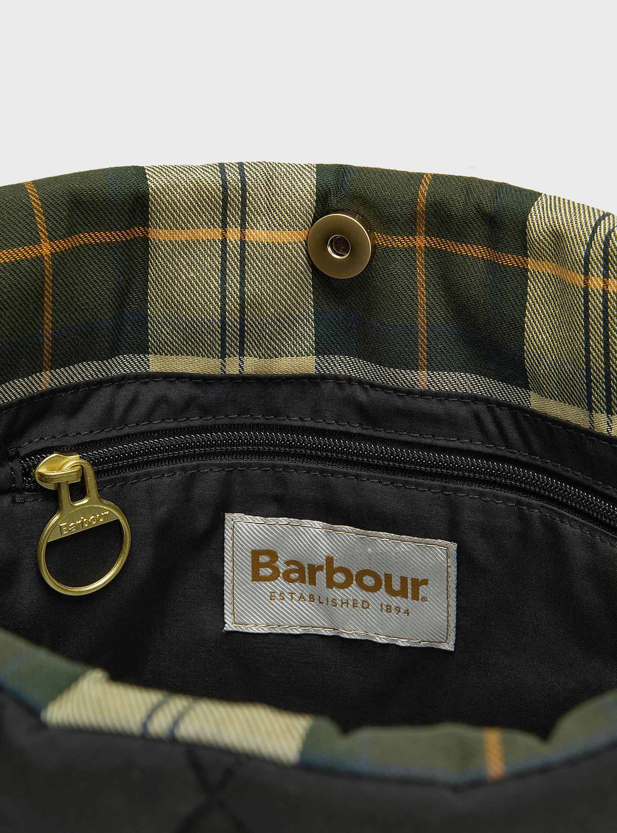 Barbour Mariah Quilted Tote Bag - Black