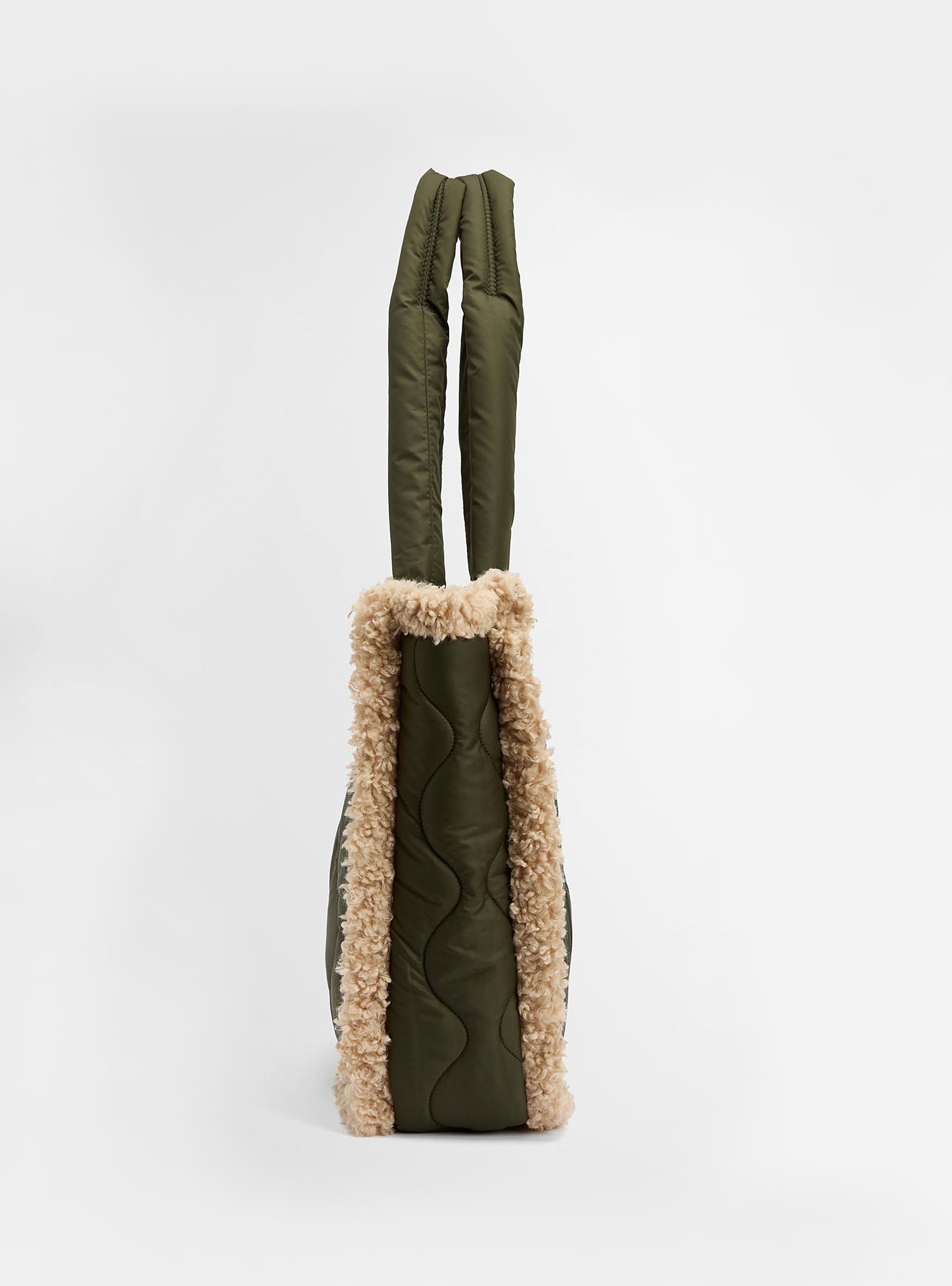 Barbour Marnie Quilted Tote Bag - Olive 
