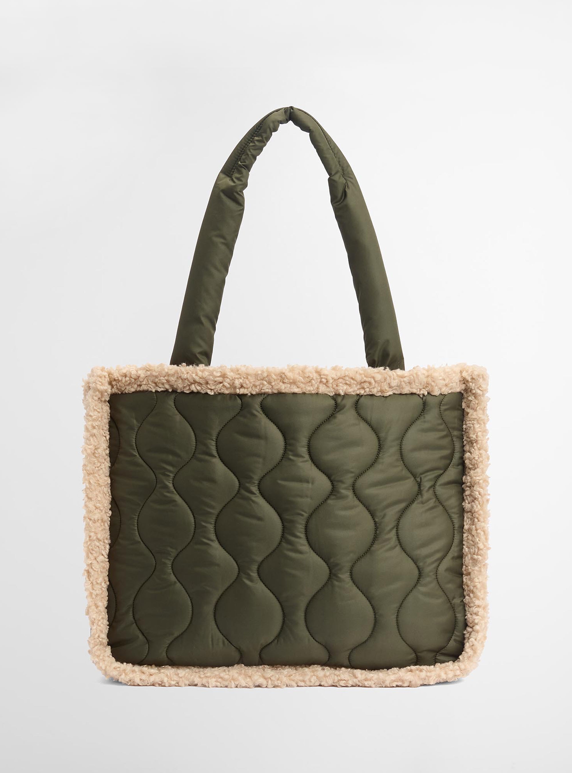Barbour Marnie Quilted Tote Bag - Olive 