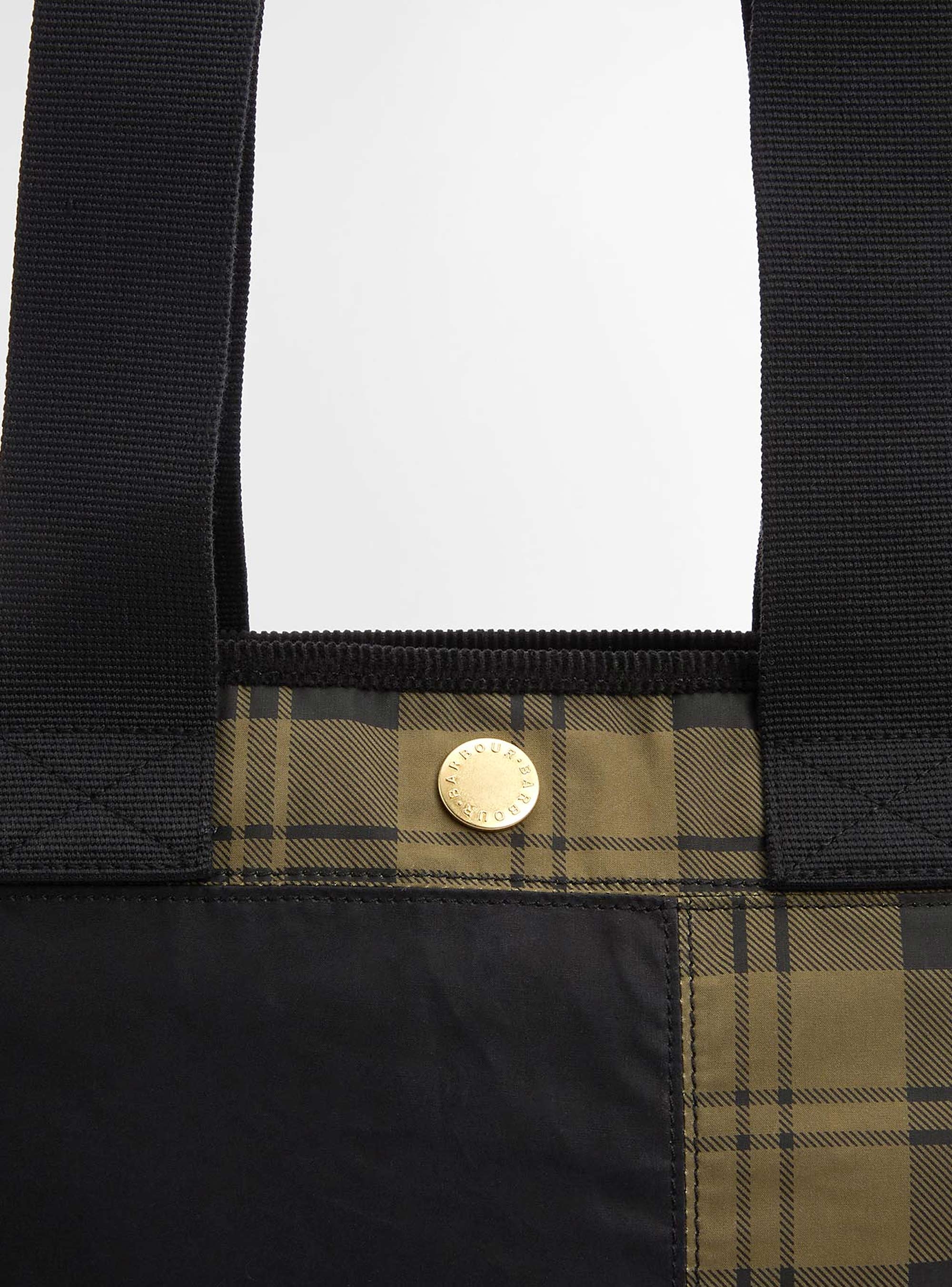 Barbour Mya Patchwork Tote Bag - Olive 