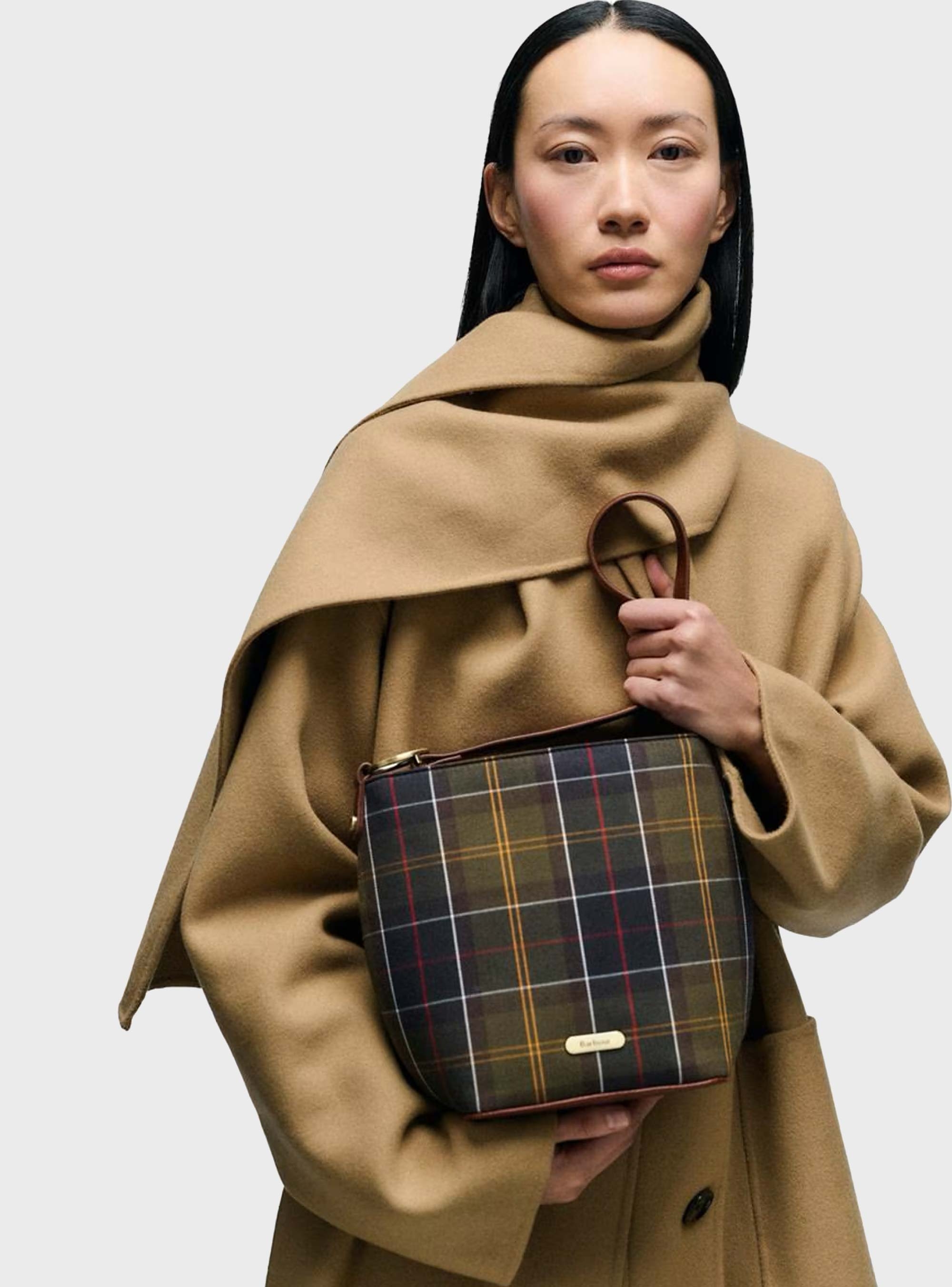 Barbour Cedar Tartan Bucket Bag - Tartan