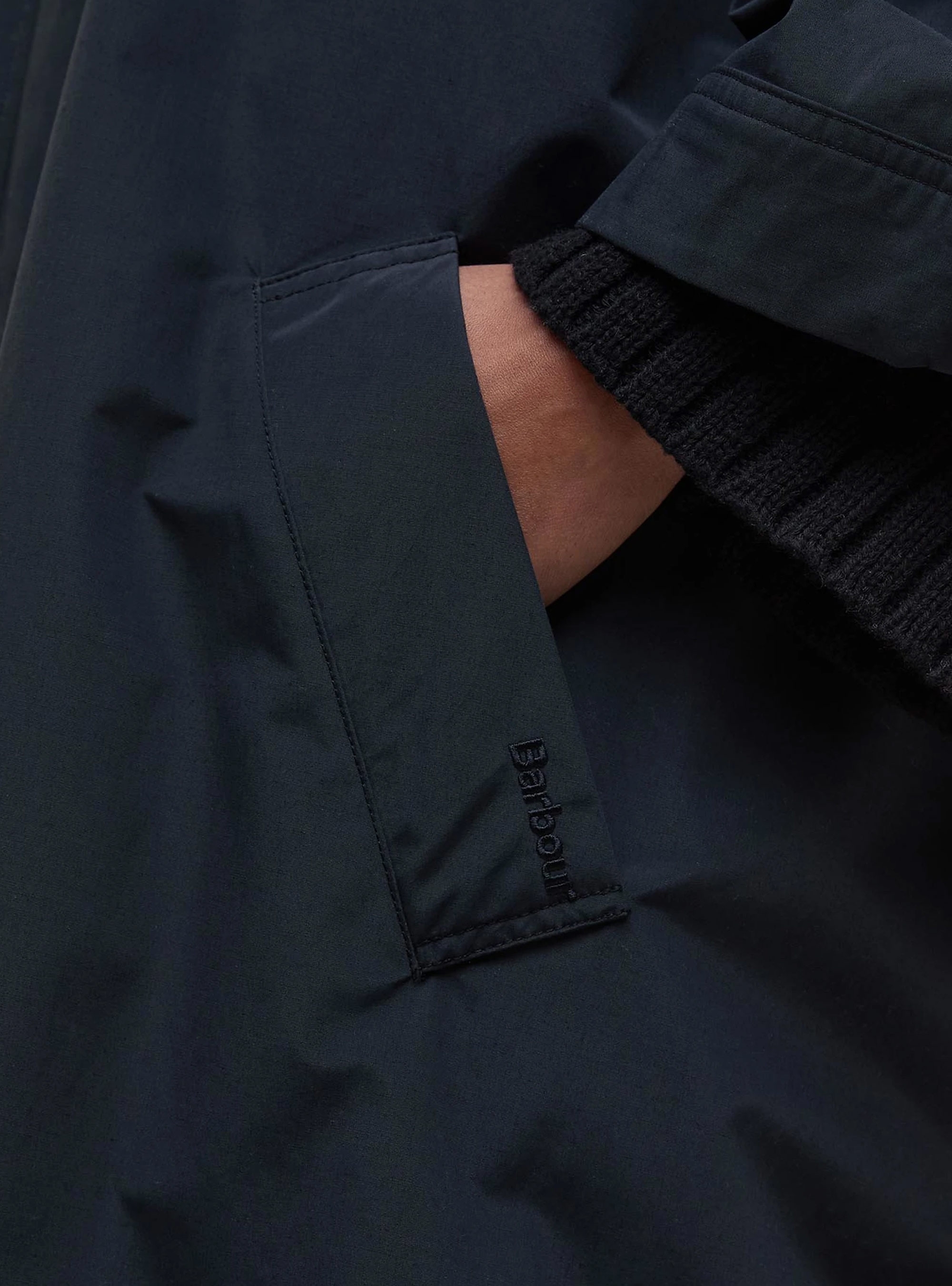 Barbour Everlee Showerproof Cape - Black