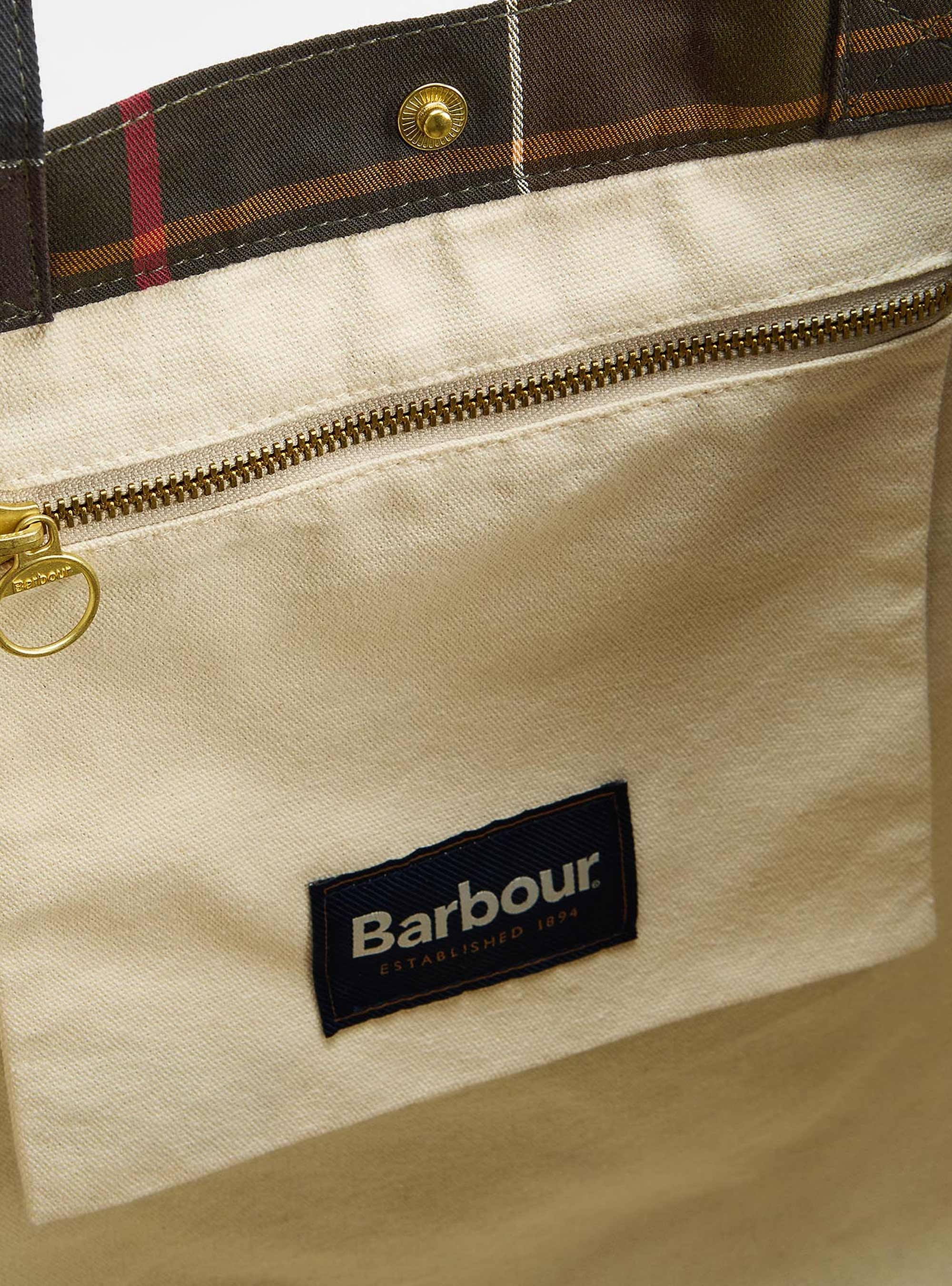 Barbour Telfield Tartan Tote Bag - Tartan