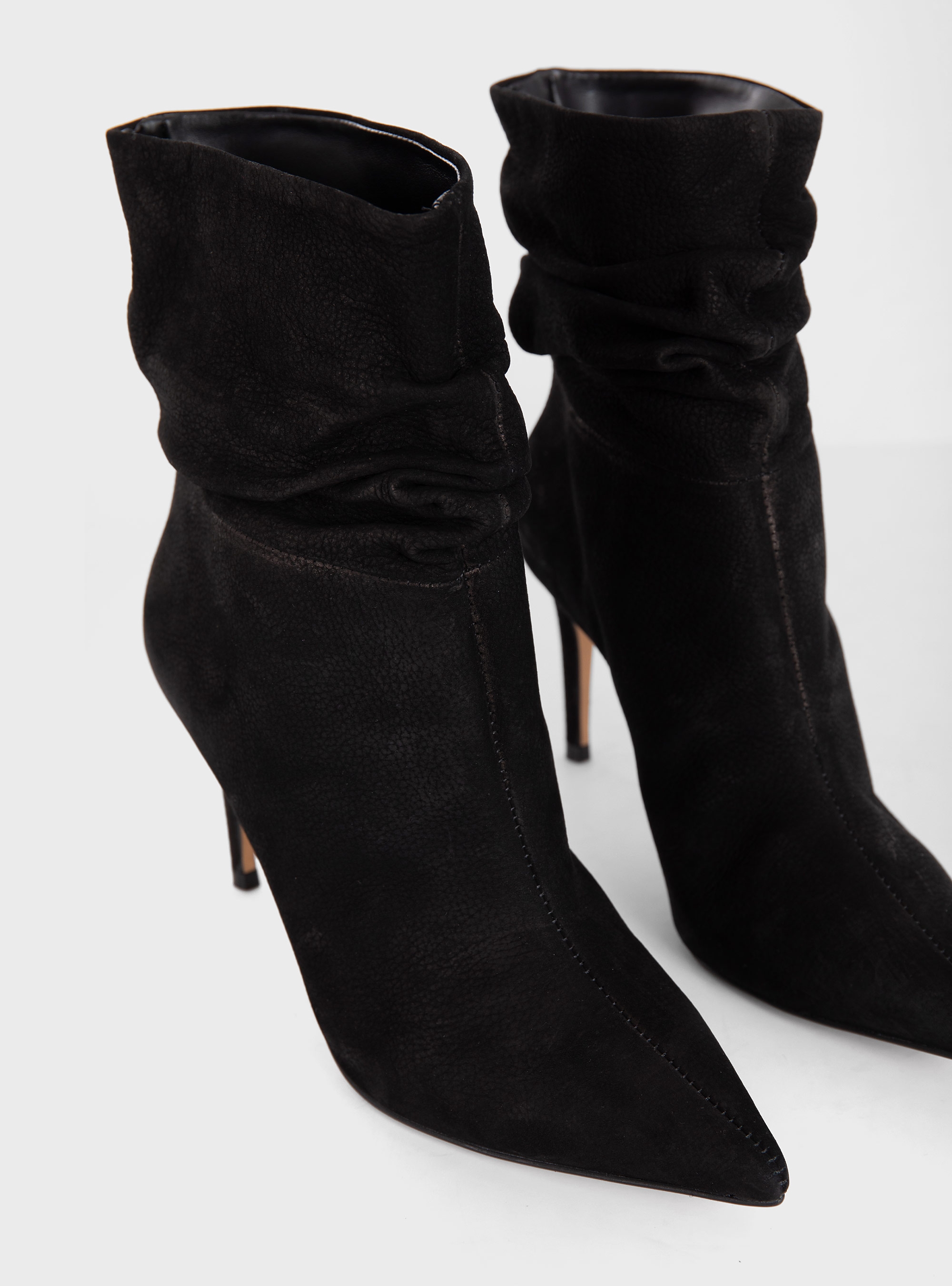 Carrano Leather Ankle Boots - Black