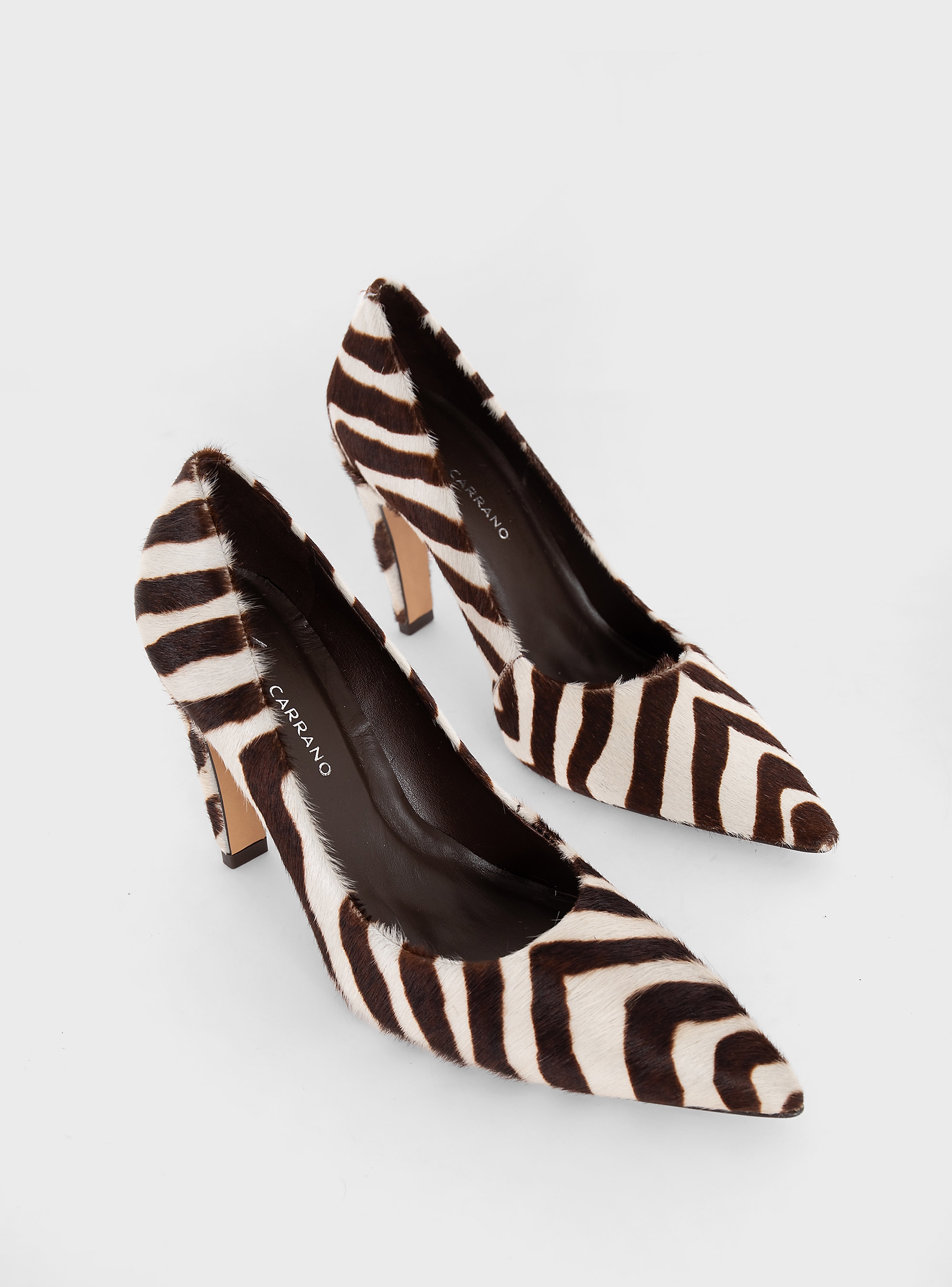 Carrano Heels - Zebra Print