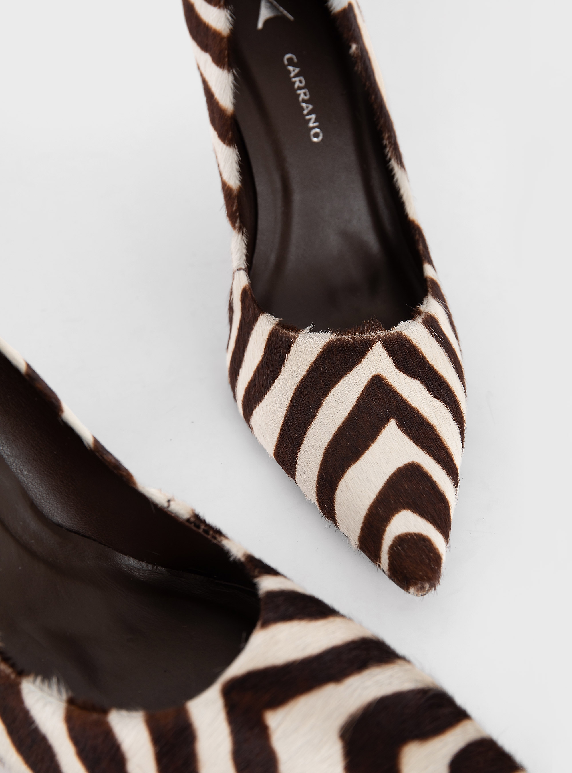 Carrano Heels - Zebra Print