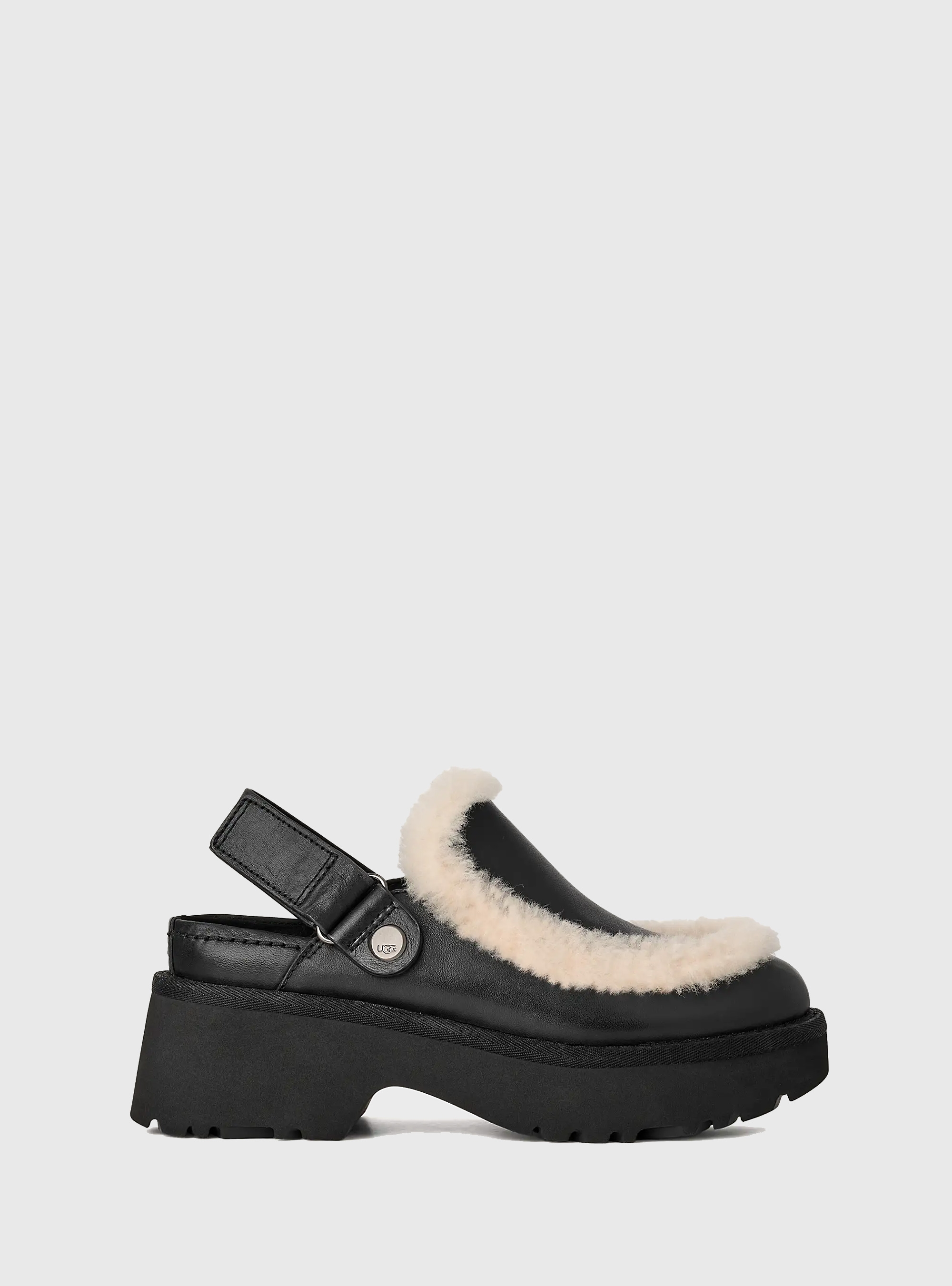 UGG New Heights Esmee Clogs LTHR - Black