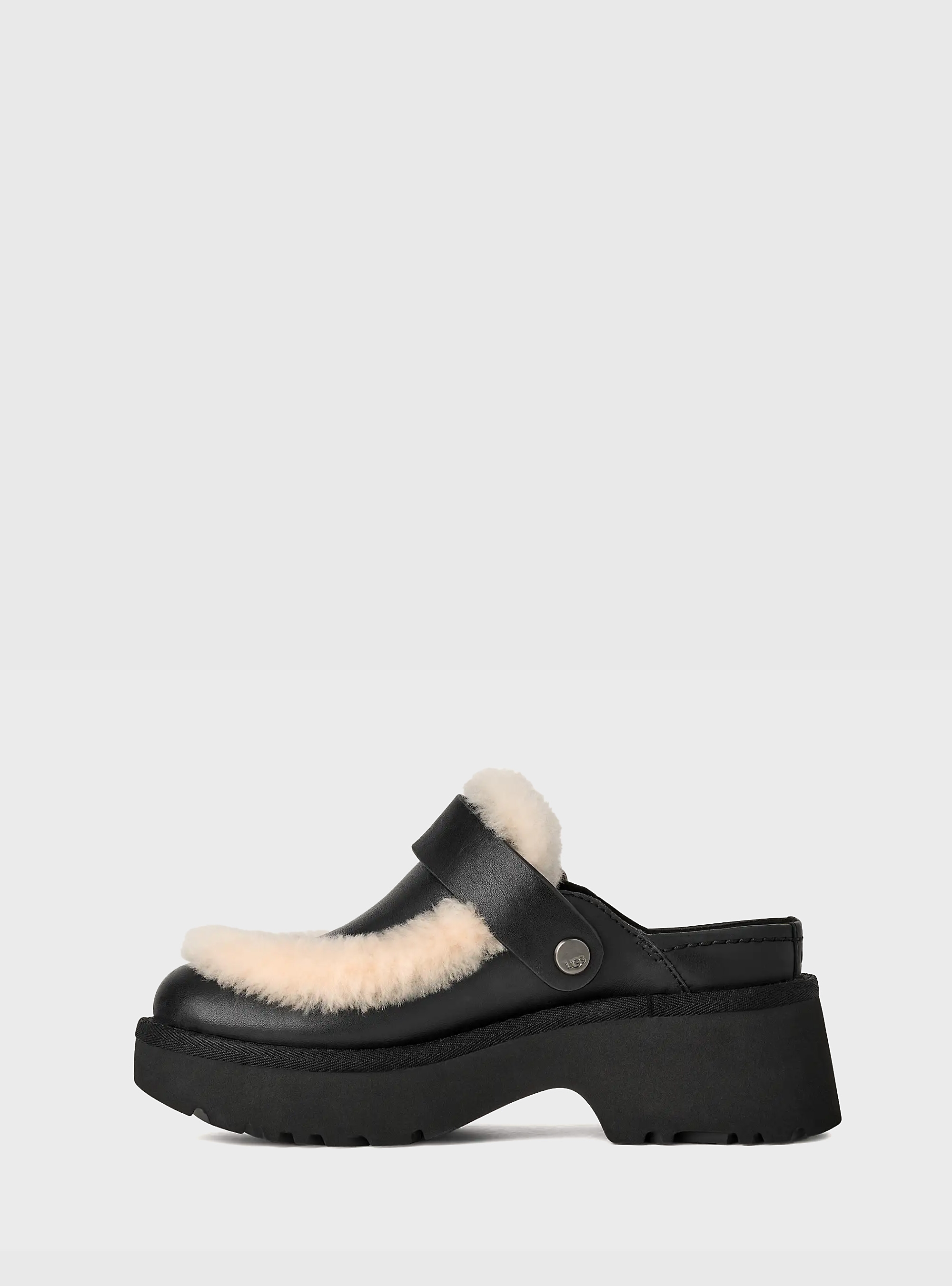 UGG New Heights Esmee Clogs LTHR - Black