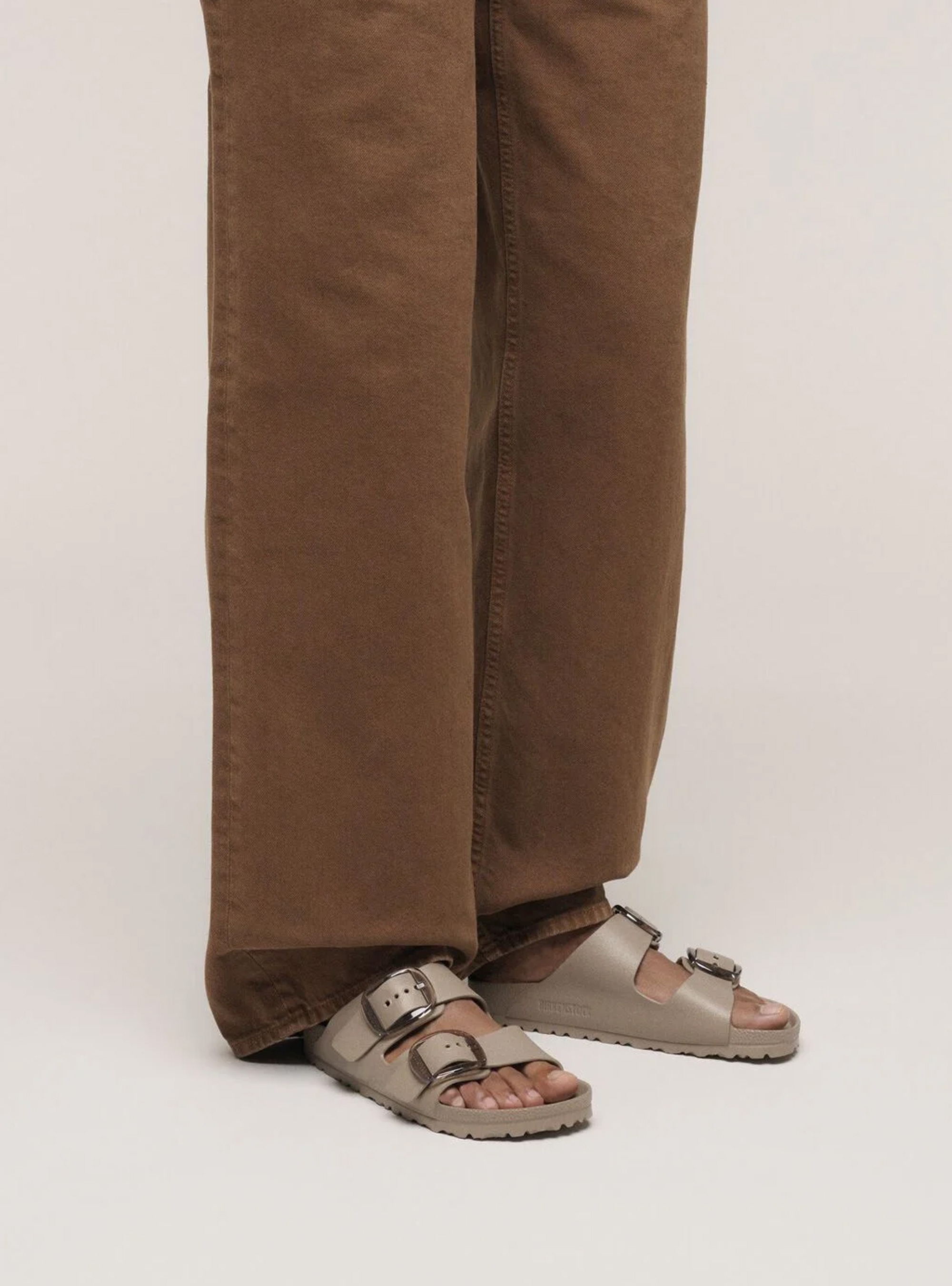 Birkenstock Arizona Big Buckle Eva Narrow Fit Sandals - Taupe