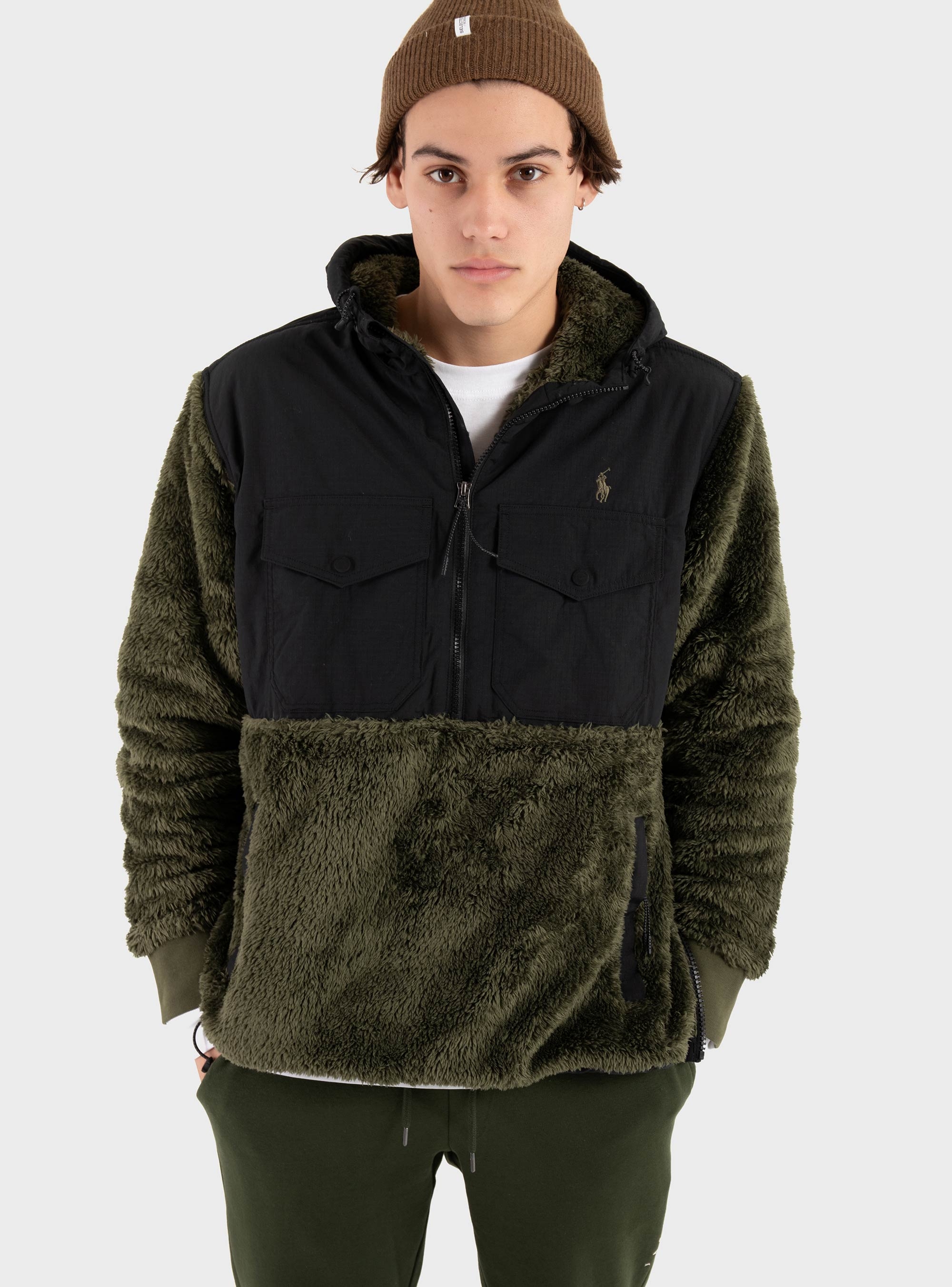 Polo Ralph Lauren Fleece Hoodie - Dark Olive Green