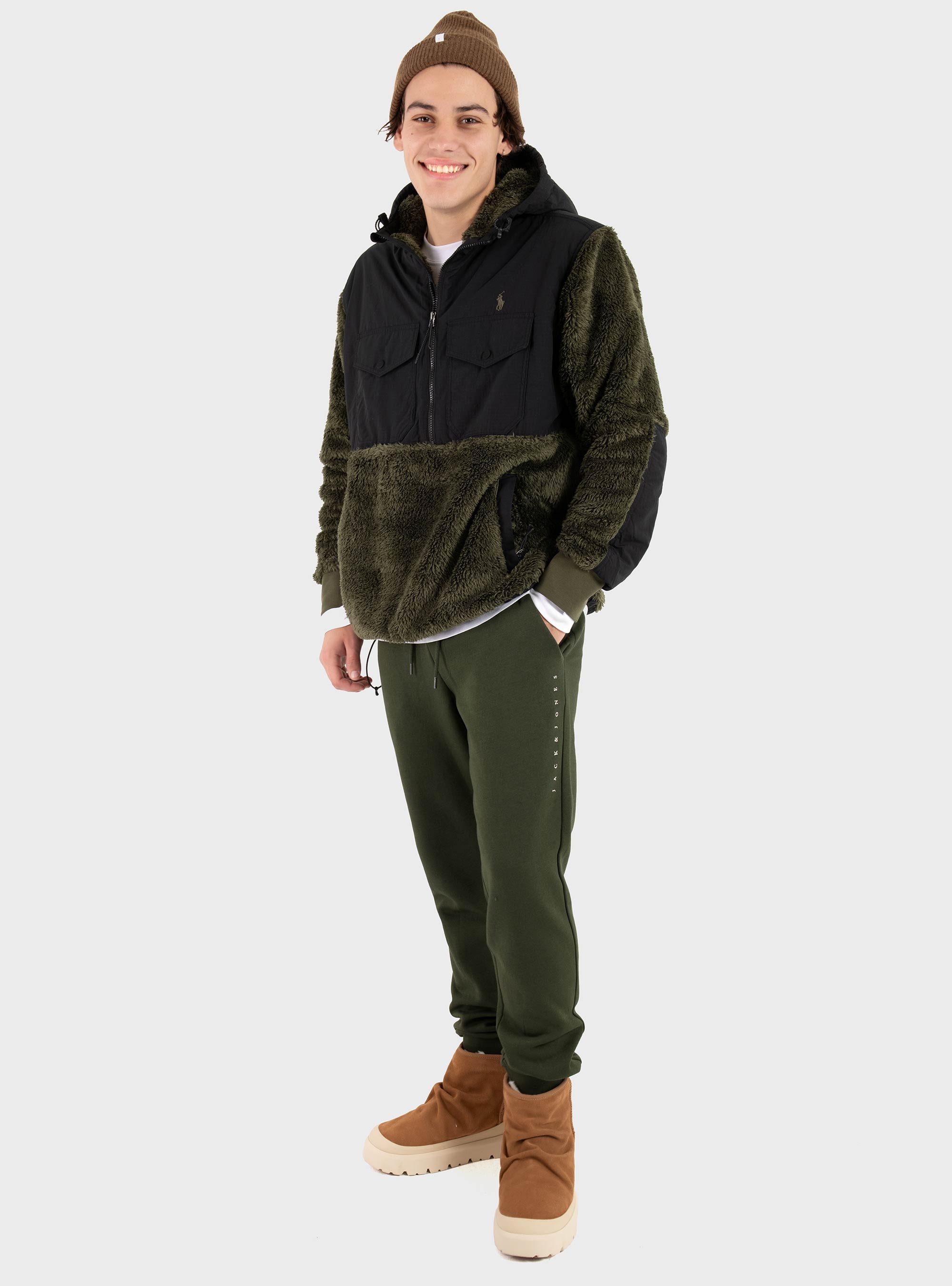 Polo Ralph Lauren Fleece Hoodie - Dark Olive Green
