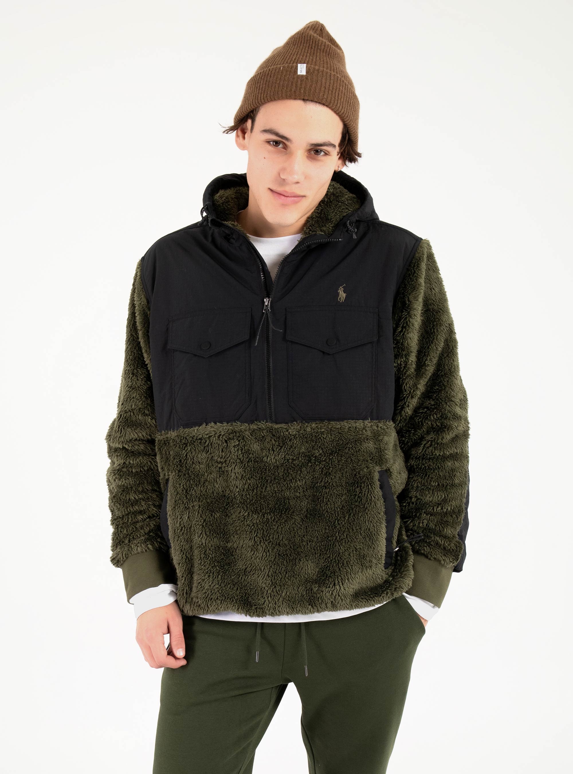 Polo Ralph Lauren Fleece Hoodie - Dark Olive Green