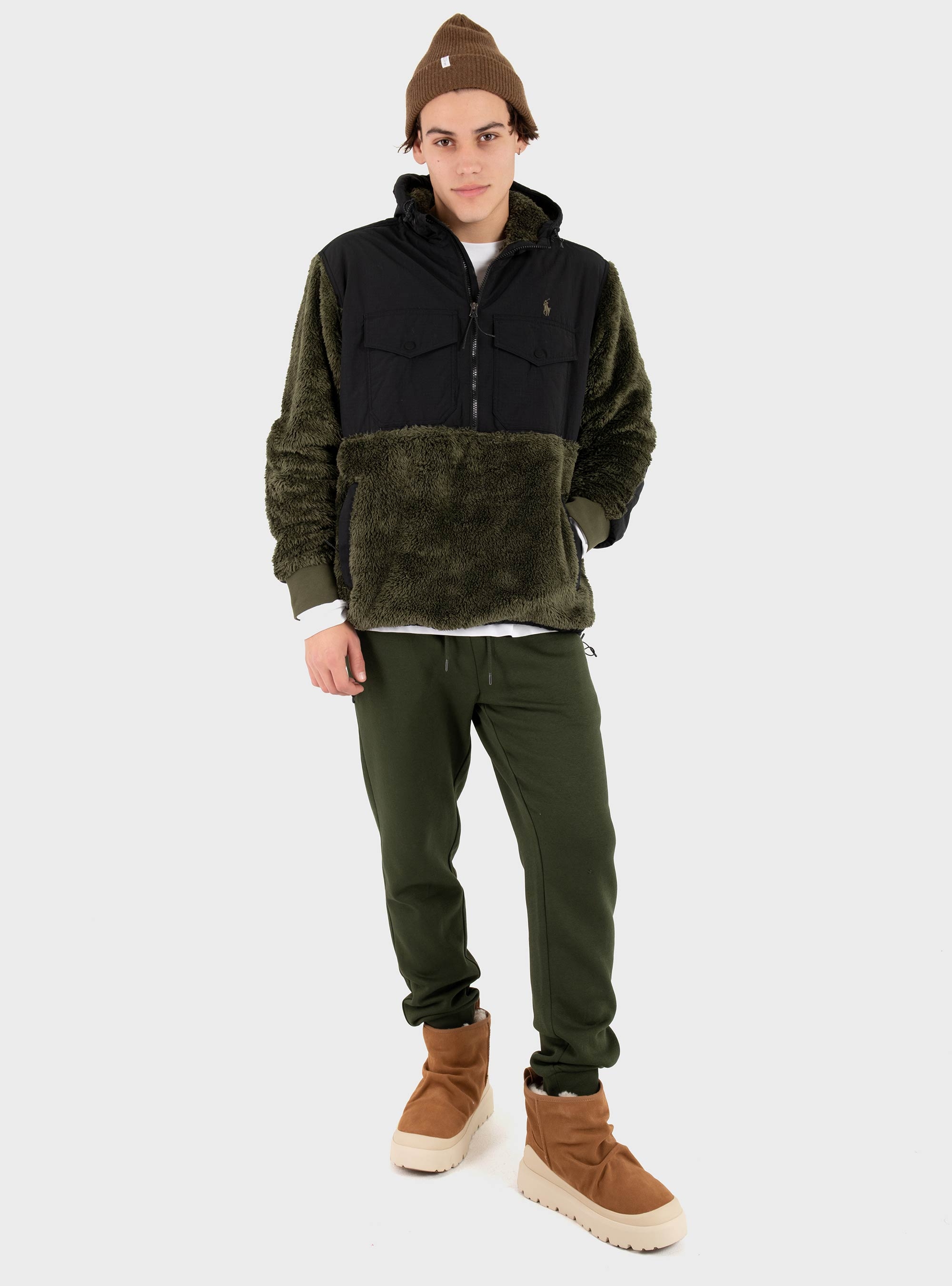 Polo Ralph Lauren Fleece Hoodie - Dark Olive Green