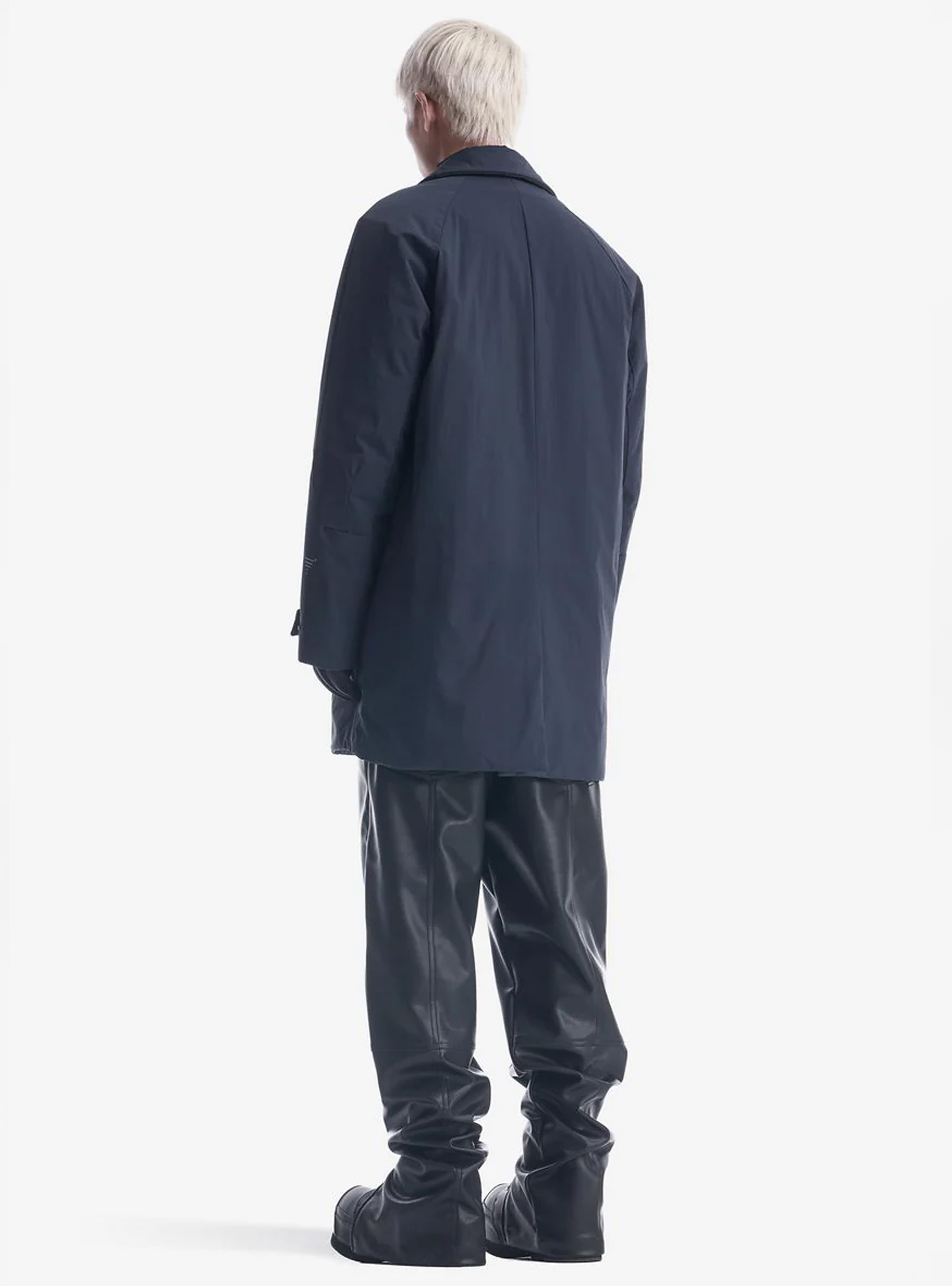Krakatau Bleriot Trench Coat - Navy