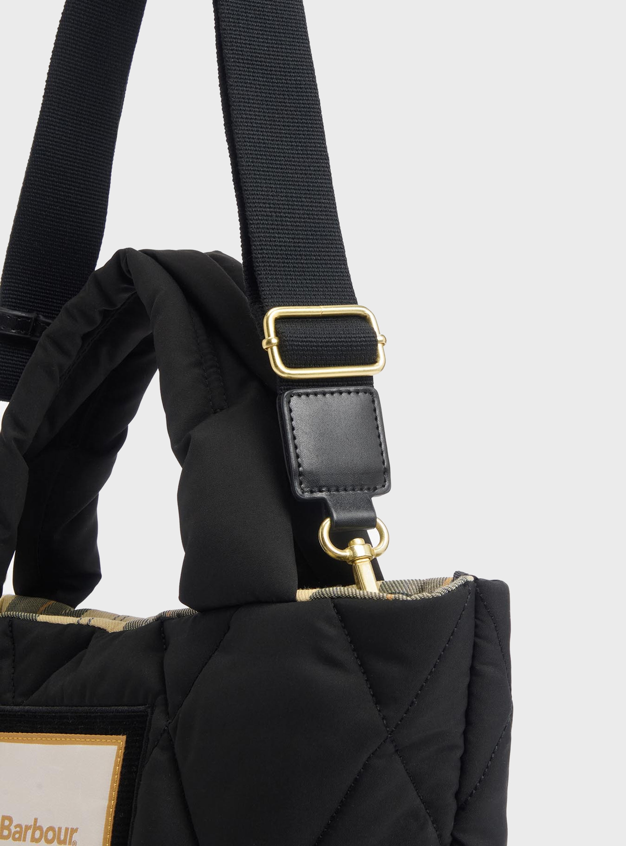 BARBOUR Mariah Quilted Mini Tote Bag - Black