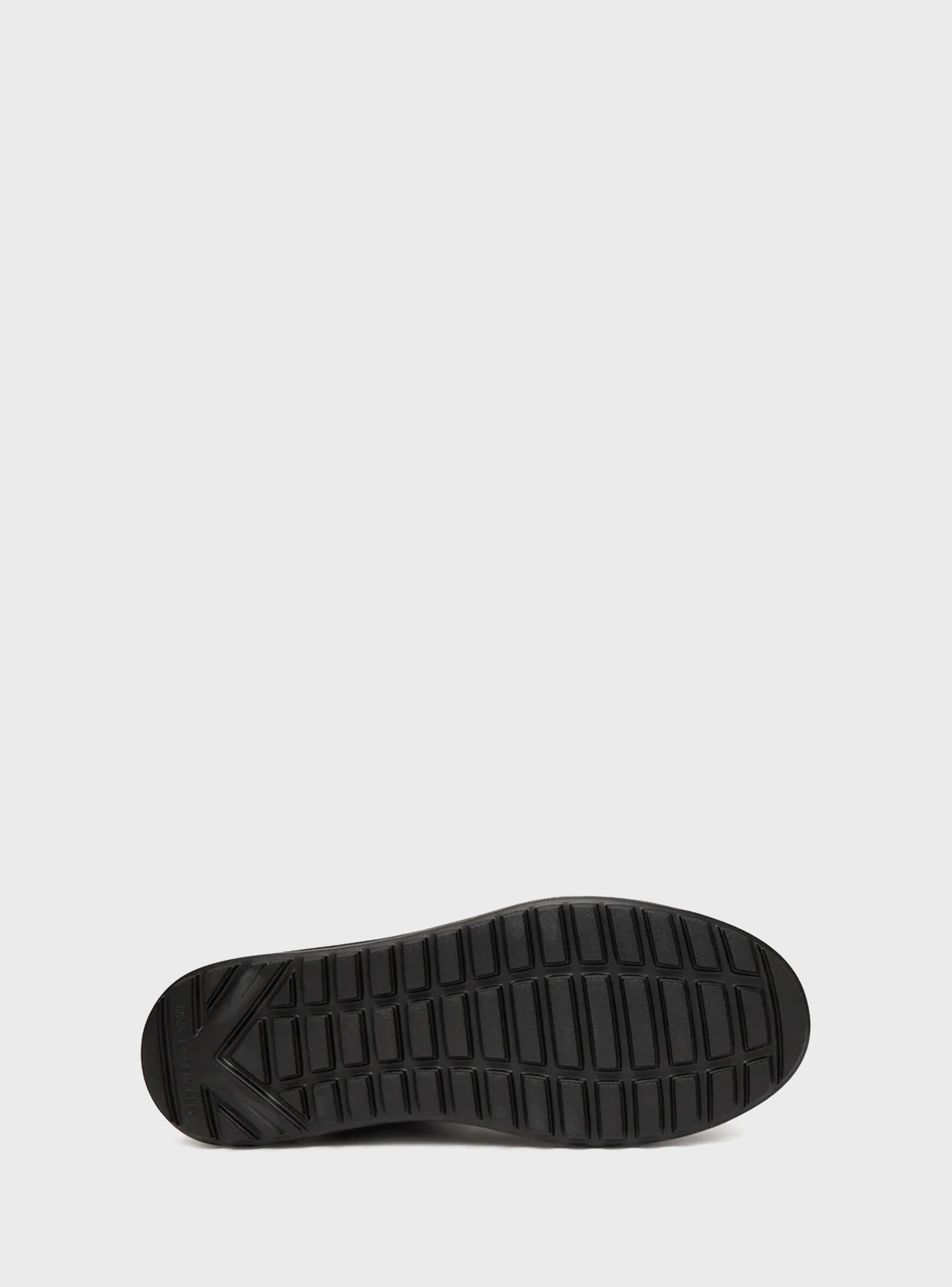 Karl Lagerfeld Kapri Lug Hiker Lace Hi Sneakers - Black