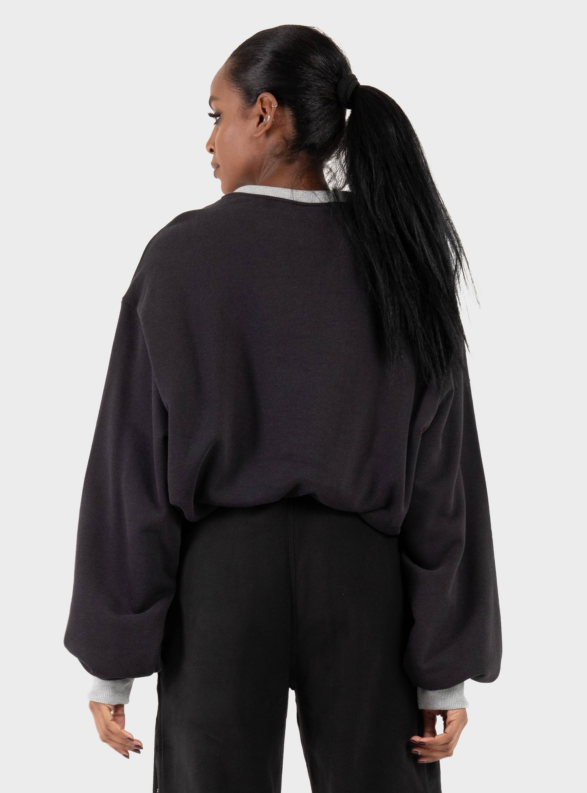 Four Minds CROP BLOUSE - Black