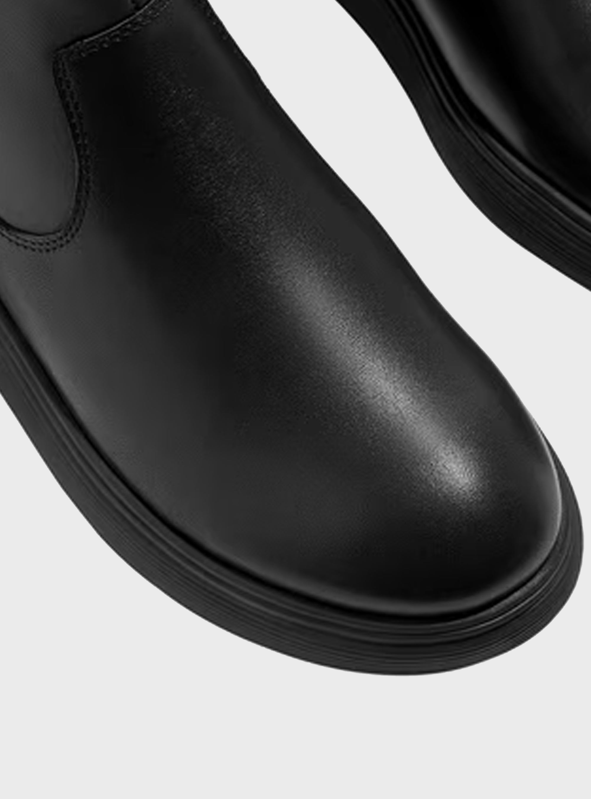 FIT FLOP iQ-COMFF Leather Zip Ankle Boots - Black