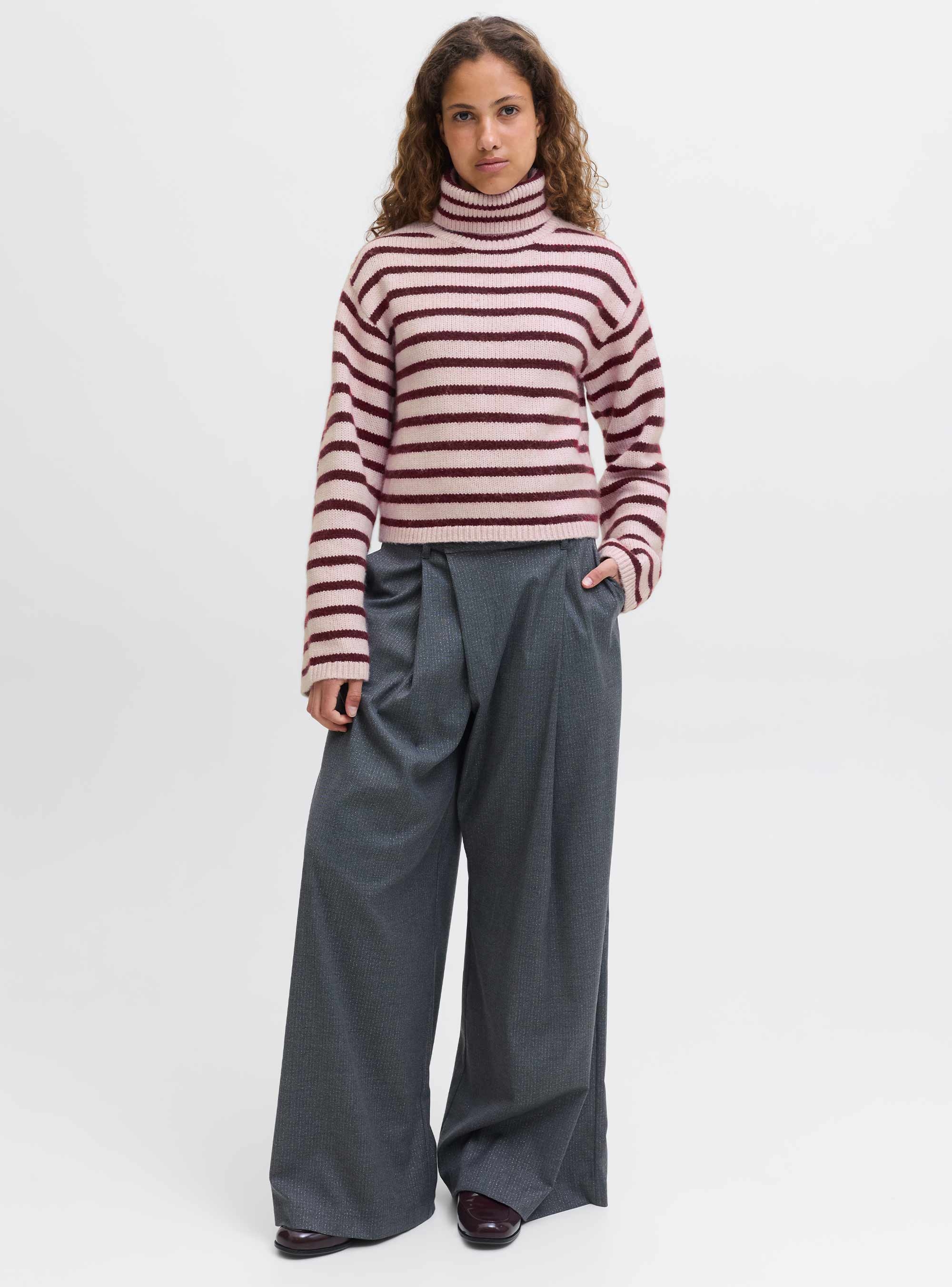 JJXX Rosanna Roll Neck Knit - Pink