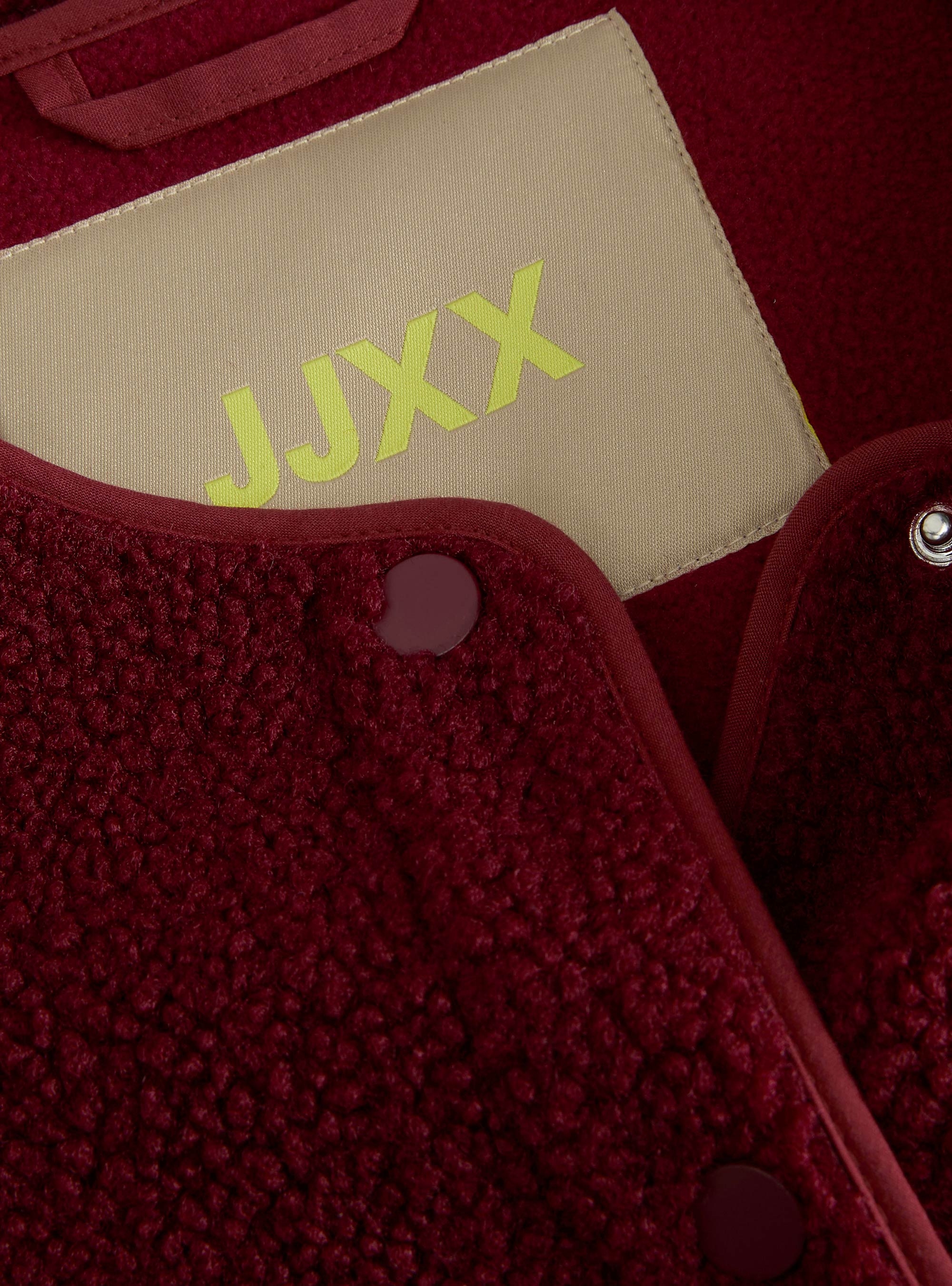 JJXX Vera Teddy Vest - Bordeaux