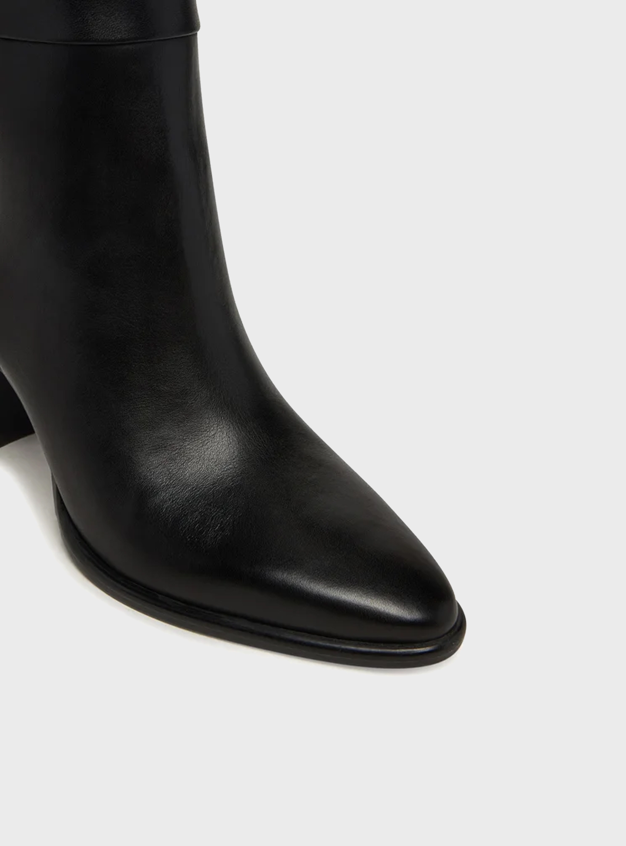 Guess Perinna Genuine Leather Boots - Black