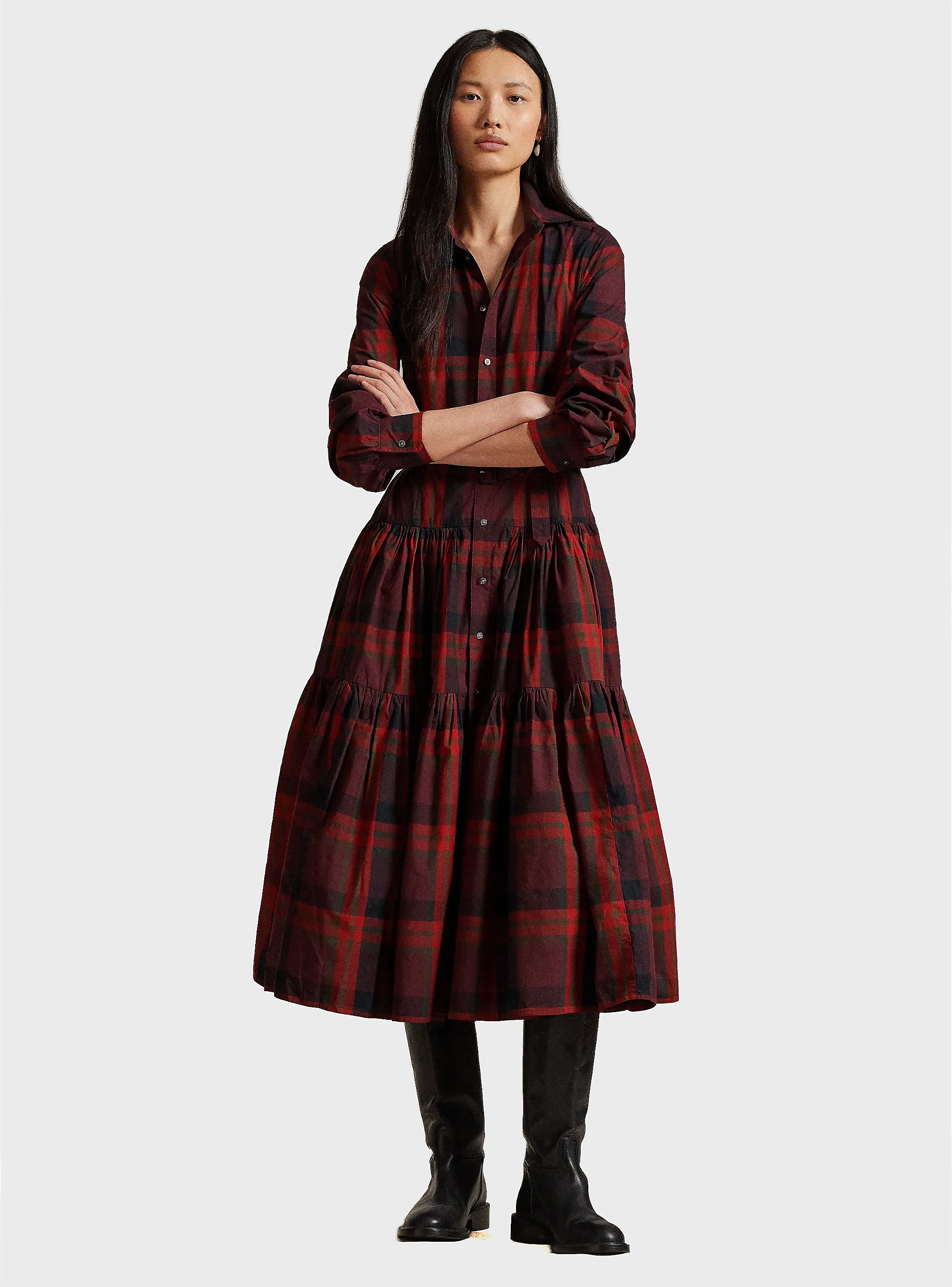 Polo Ralph Lauren A-Line Dress - Pale Red