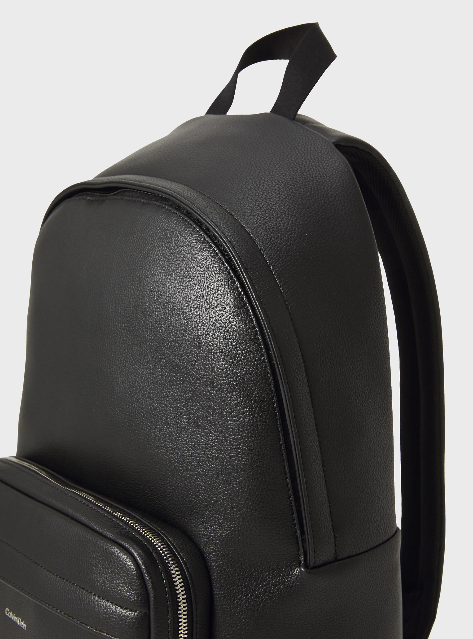 Calvin Klein Micro Pebble Round Backpack - Black