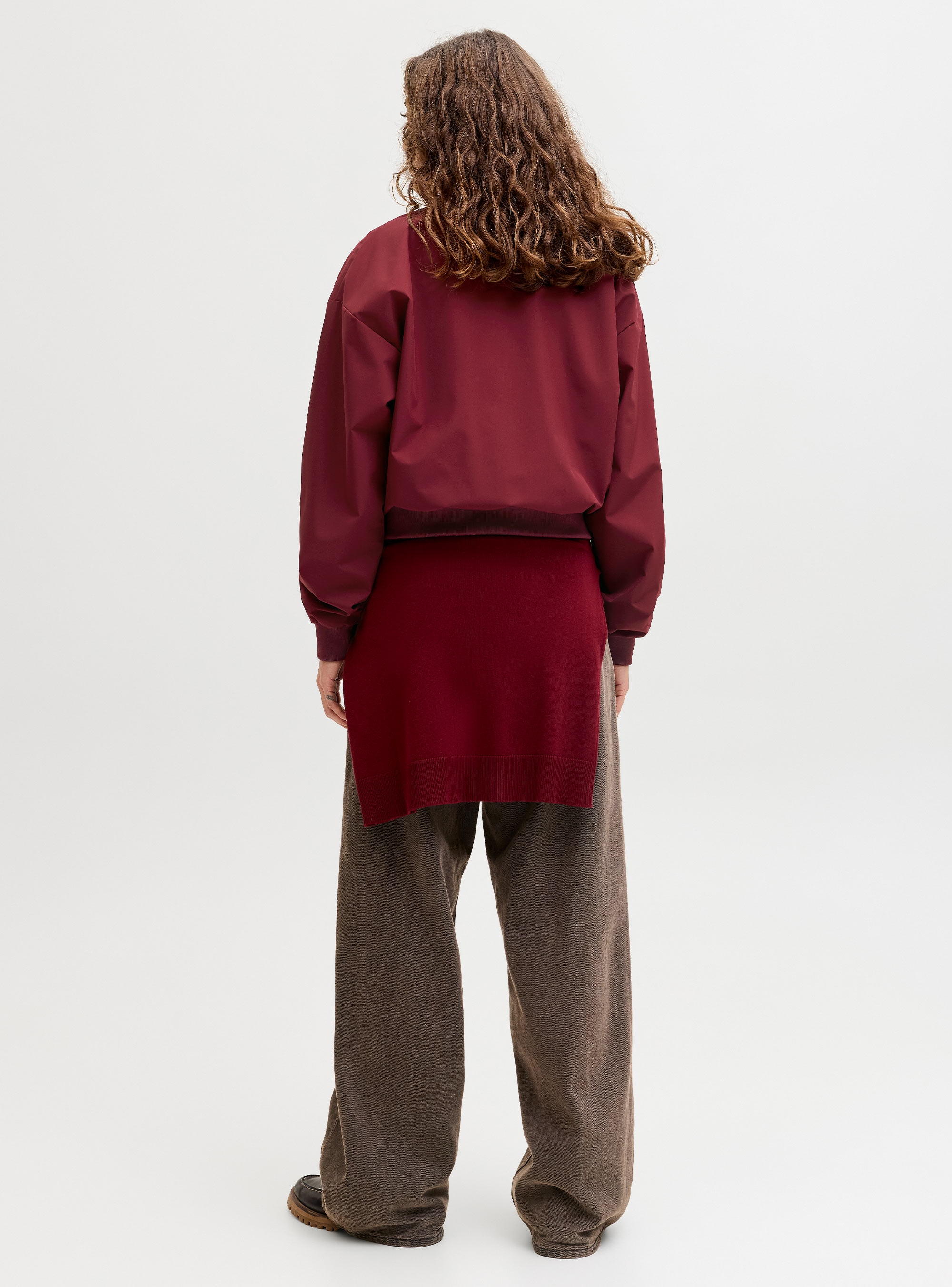 JJXX Ella Bomber Jacket - Bordeaux