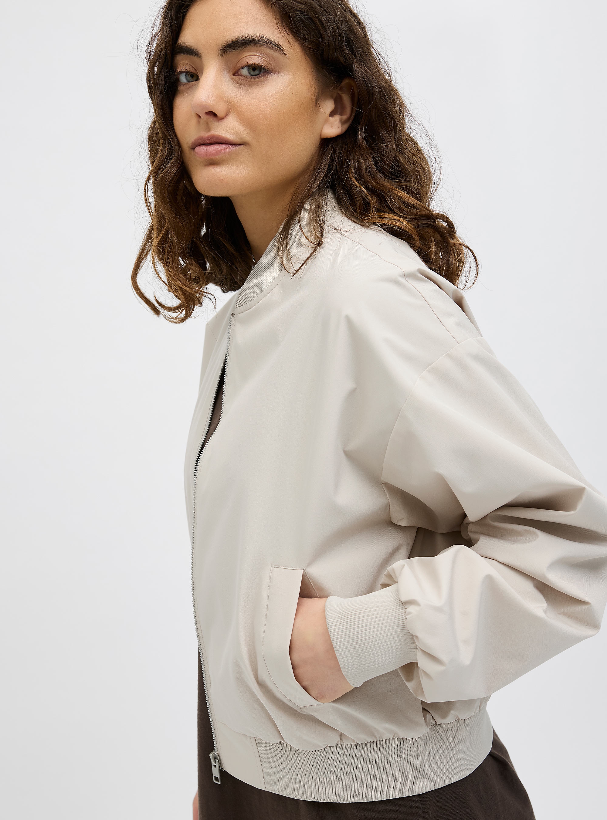 JJXX Ella Bomber Jacket - Ecru