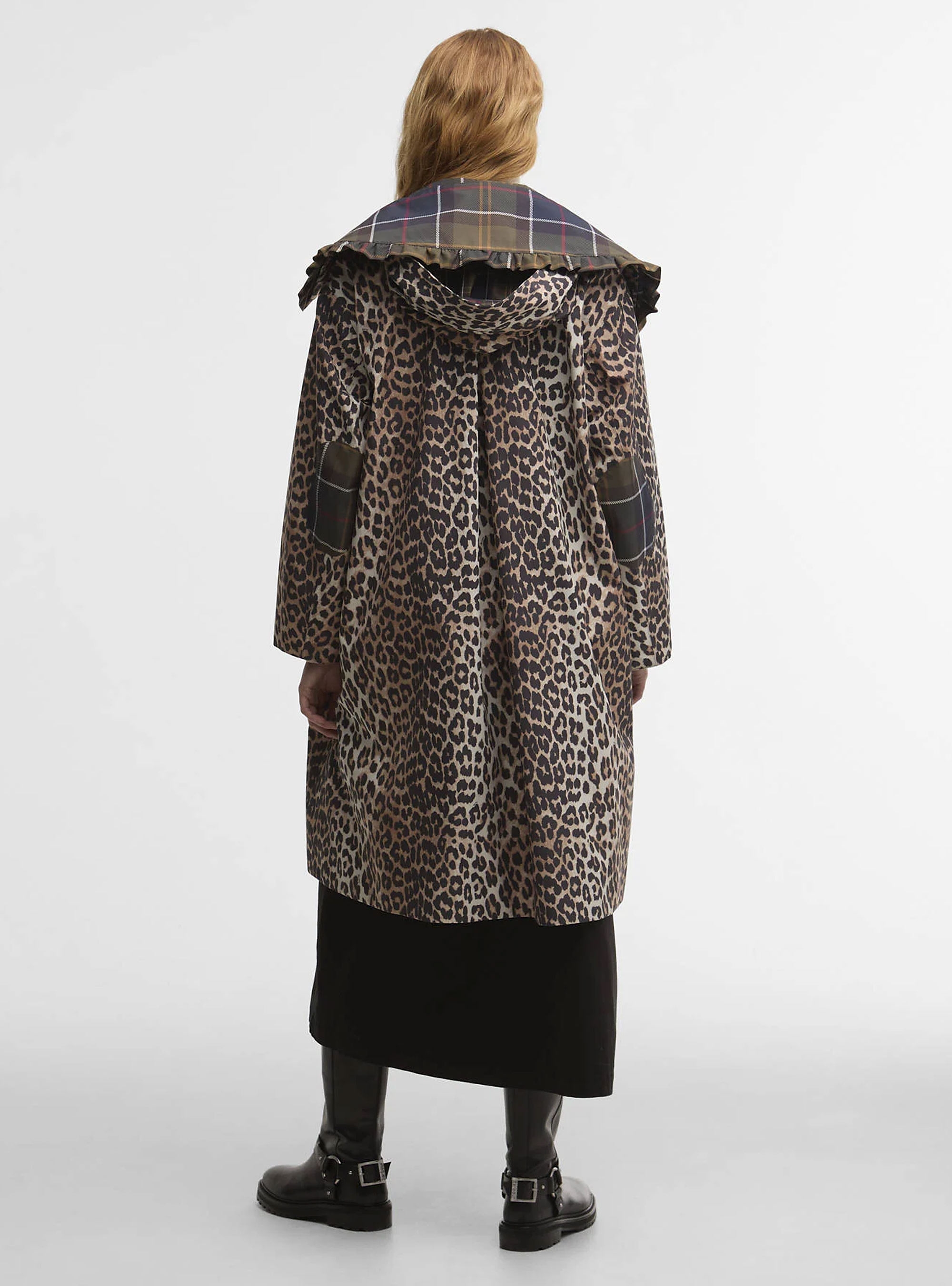 Barbour X Ganni Leopard Waterproof Parka Jacket - Leopard Print