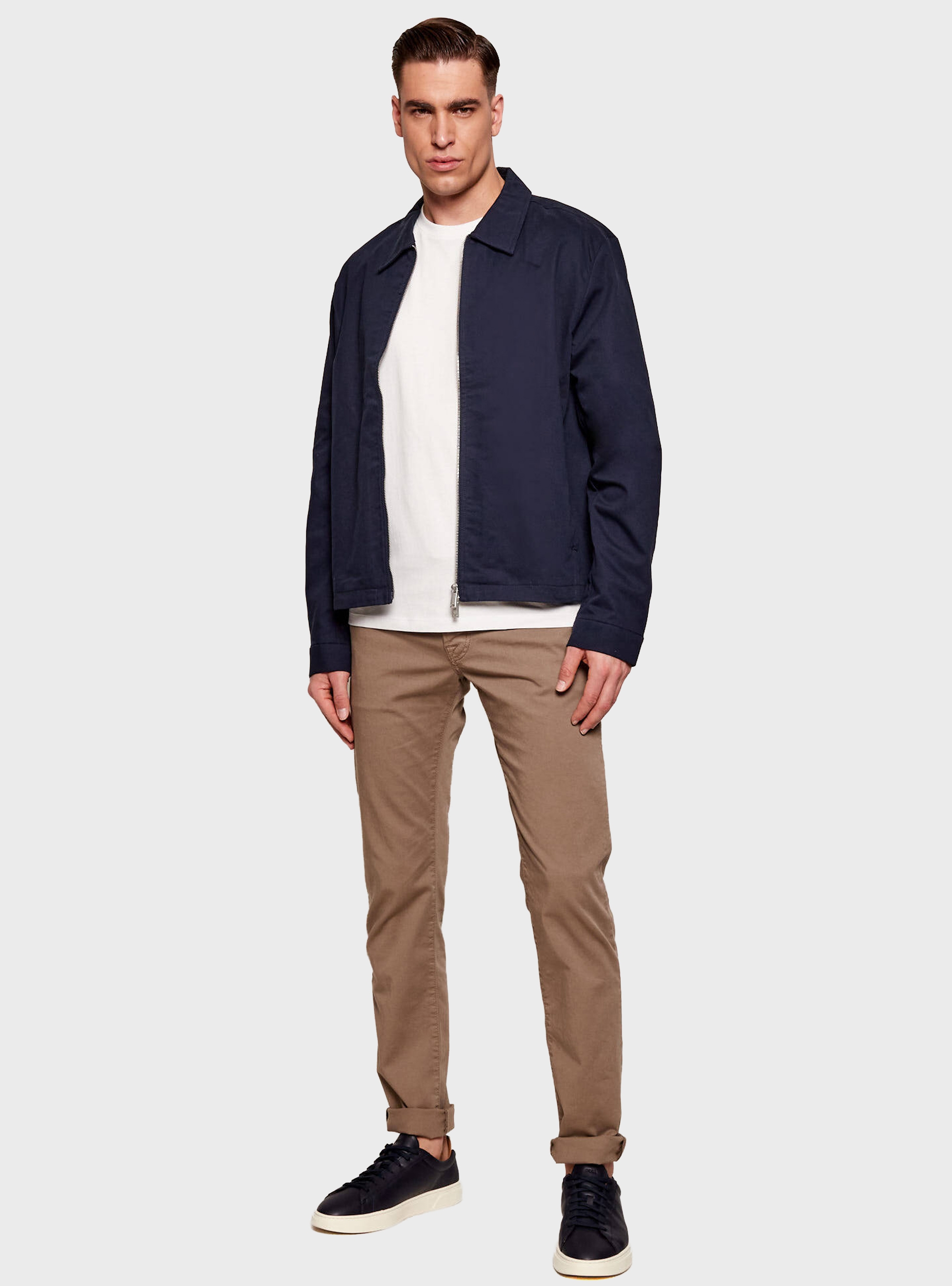 Calvin Klein COTTON DOBBY Jacket - Dark Blue