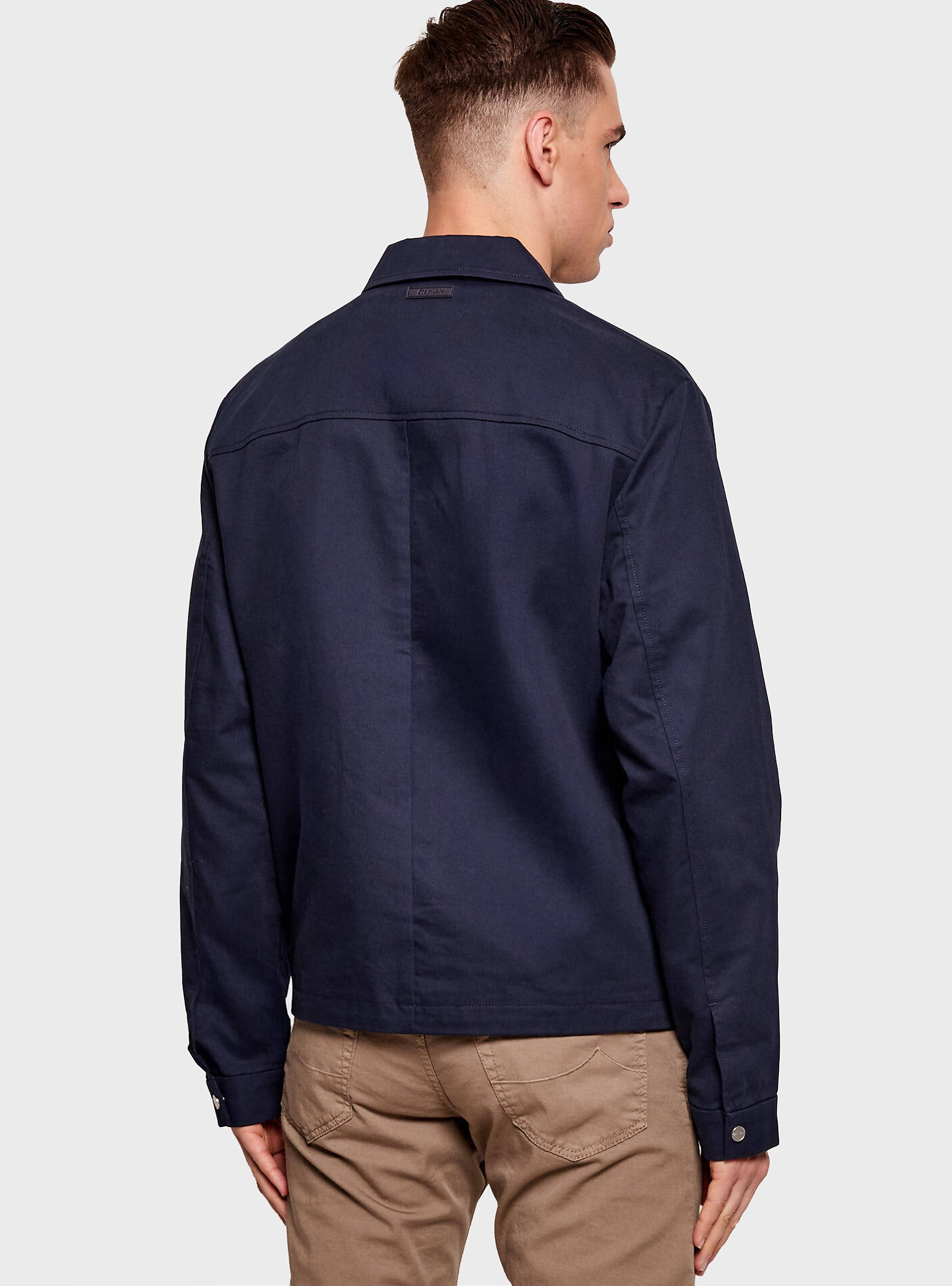 Calvin Klein COTTON DOBBY Jacket - Dark Blue